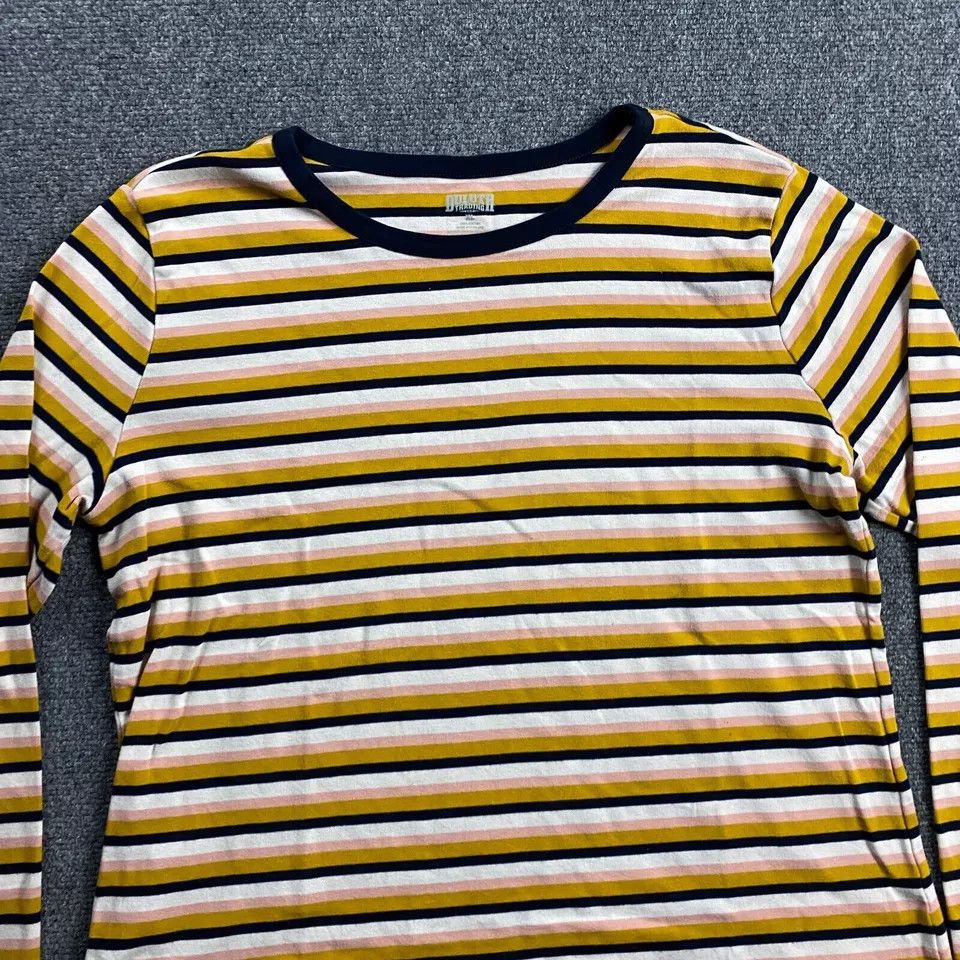 Duluth Trading Company Duluth Trading Top Women's Striped Yellow Casual XL Size XL / US 12-14 / IT 48-50 - 2 Thumbnail