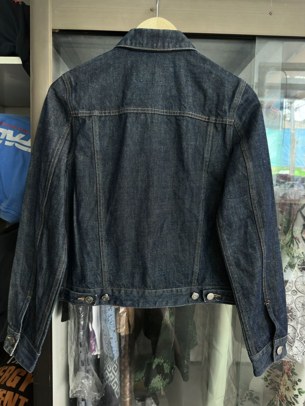 Burberry Burberry Blue Label Denim Jacket Made in Japan (Size 38) Size S / US 4 / IT 40 - 8 Thumbnail