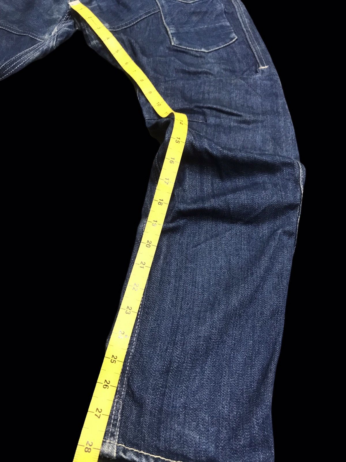G-Star 💥AVANT GARDE💥GSTAR RAW HI CROTCH SKINNY CURVED DENIM F167 Size US 35 - 11 Thumbnail