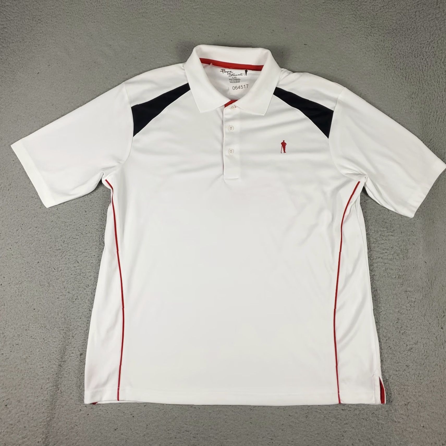 Vintage Payne Stewart Polo Shirt Mens Large White Golf Casual Short Sleeve Polo Size US L / EU 52-54 / 3 - 3 Thumbnail