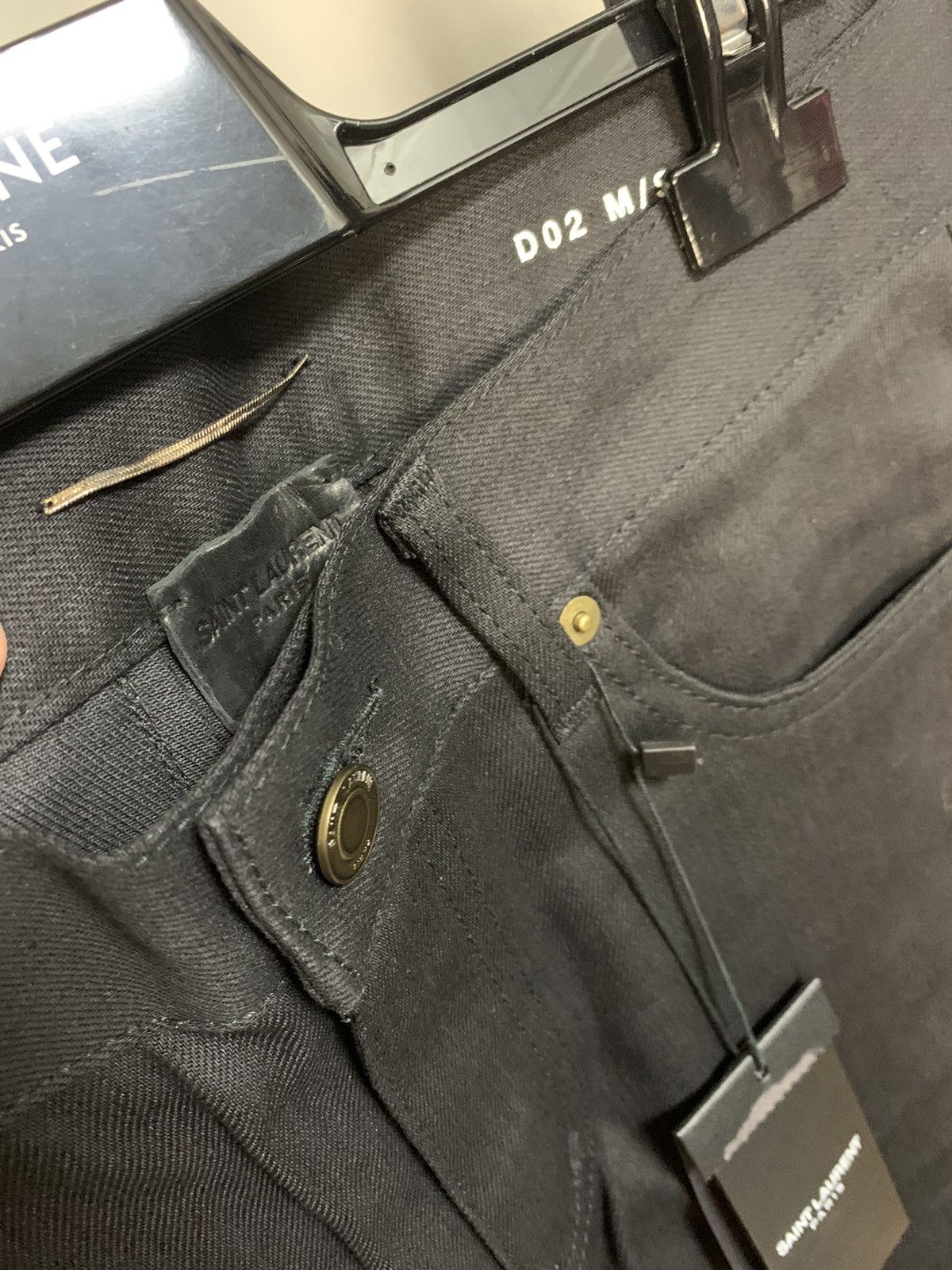 Saint Laurent Paris Saint Laurent 2016FW D02 black denim Size US 29 - 2 Thumbnail