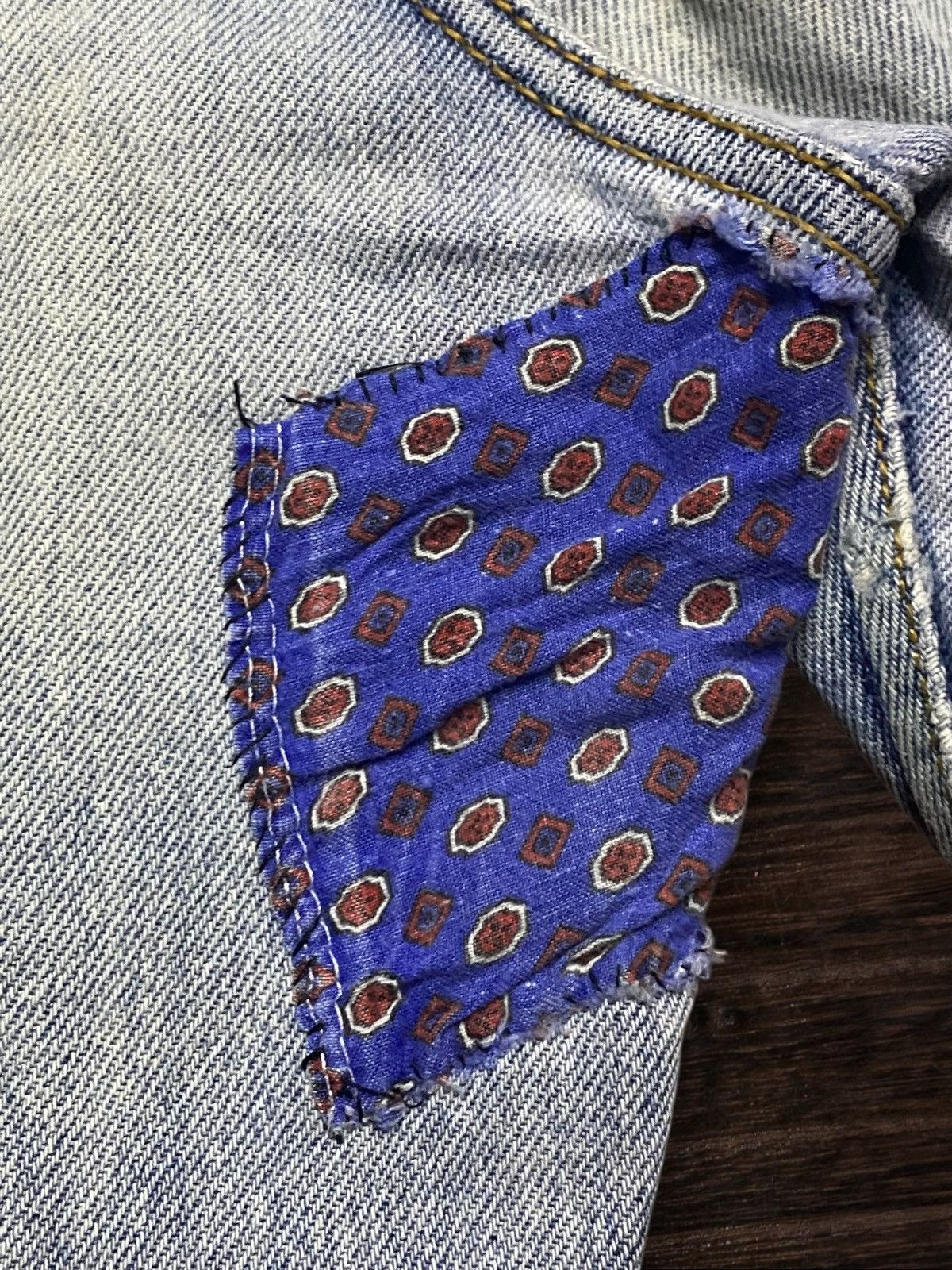 Lee Vintage Lee Rough Riders Horse Button Western Cowboy Jeans Size US 30 / EU 46 - 17 Thumbnail