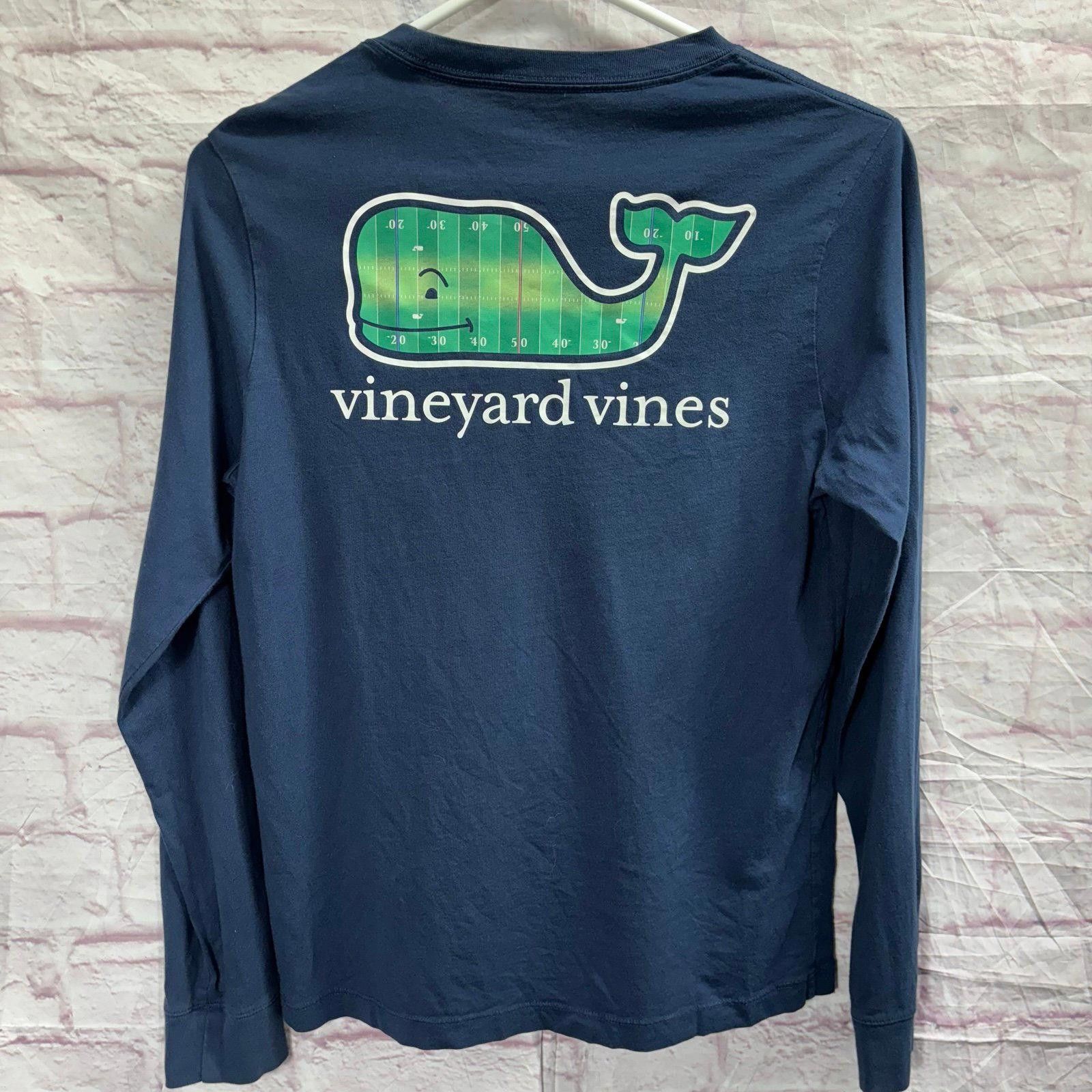 Vineyard Vines Vineyard Vines Men's Long Sleeve Whale Logo T-Shirt Boys XL Size US XL / EU 56 / 4 - 4 Thumbnail