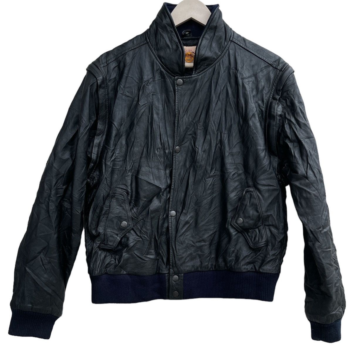 Hard Rock Cafe × Vintage Vintage HARD ROCK CAFE ORLANDO Genuine Leather Jacket Size US M / EU 48-50 / 2 - 4 Thumbnail