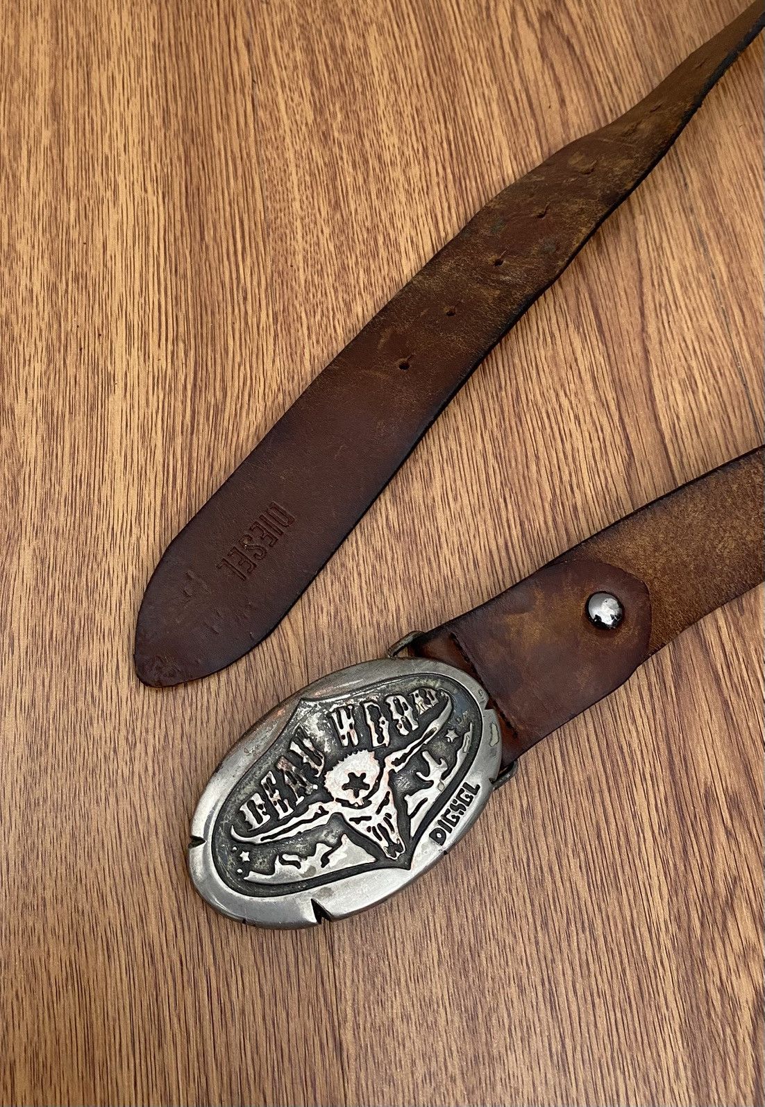 Diesel Diesel buffalo buckle belt Size ONE SIZE - 2 Thumbnail