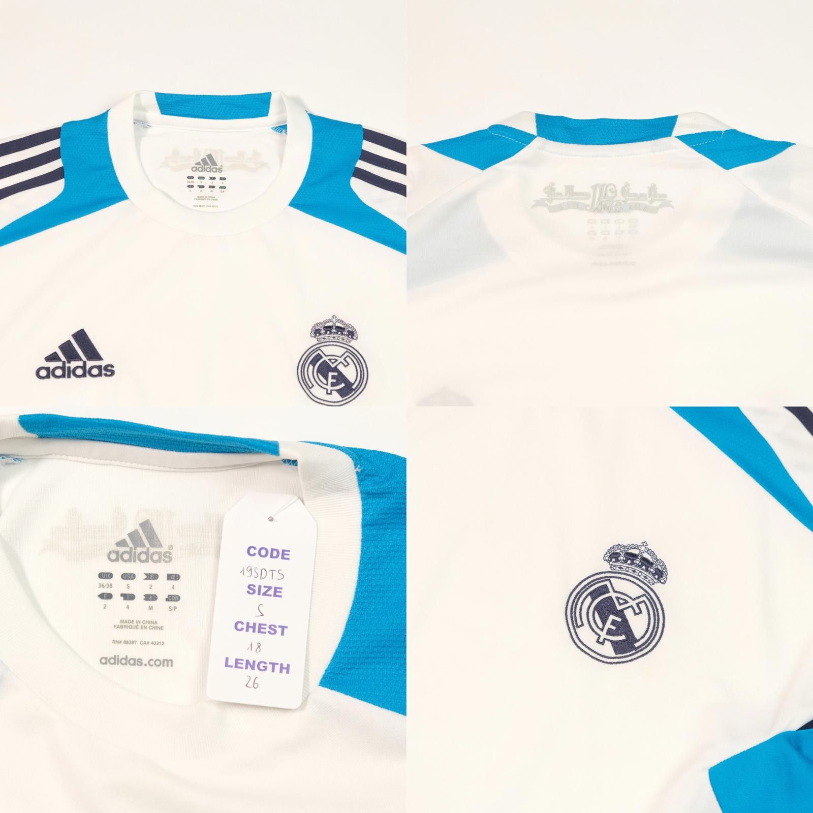 Adidas 2012/13 Real Madrid Training Shirt (S) Size US S / EU 44-46 / 1 - 4 Thumbnail