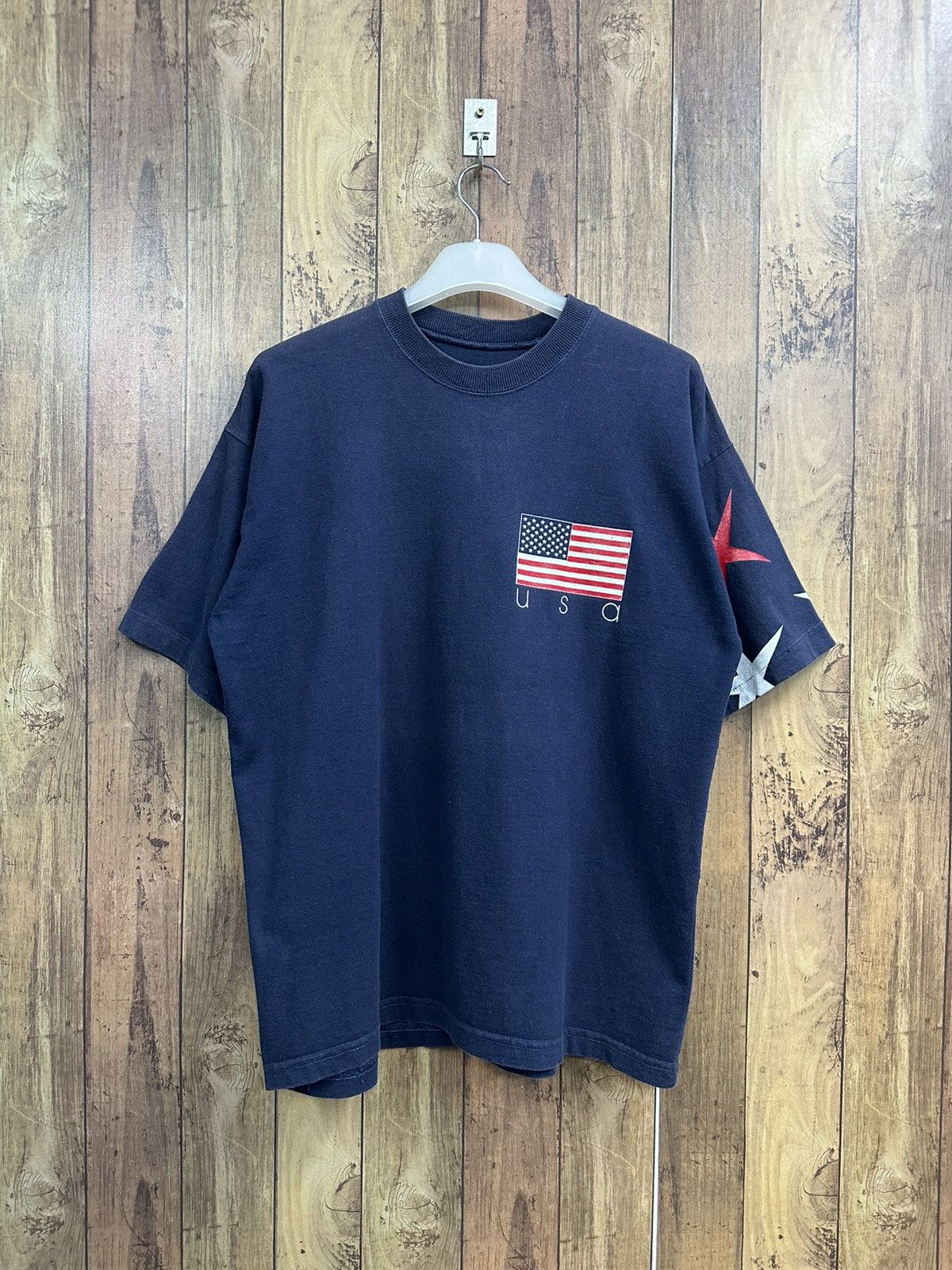 Vintage Vintage USA America Flag Single Stitch Shirt A459 Size US M / EU 48-50 / 2 - 3 Thumbnail