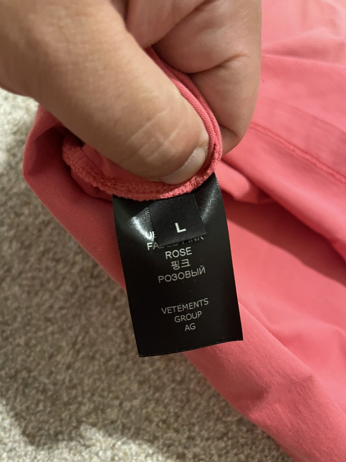 Vetements Vetements T Shirt Size US XXL / EU 58 / 5 - 8 Thumbnail