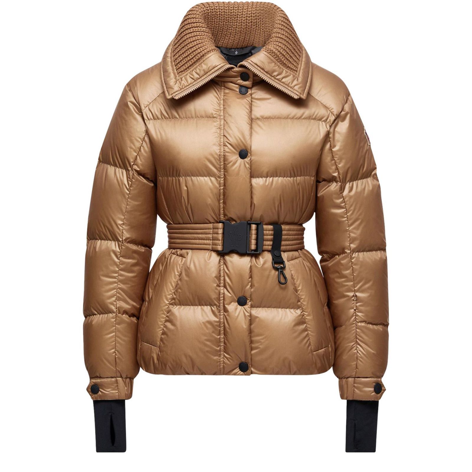 MONCLER Bataillouse Women's Caramel Beige Down Jacket New (W