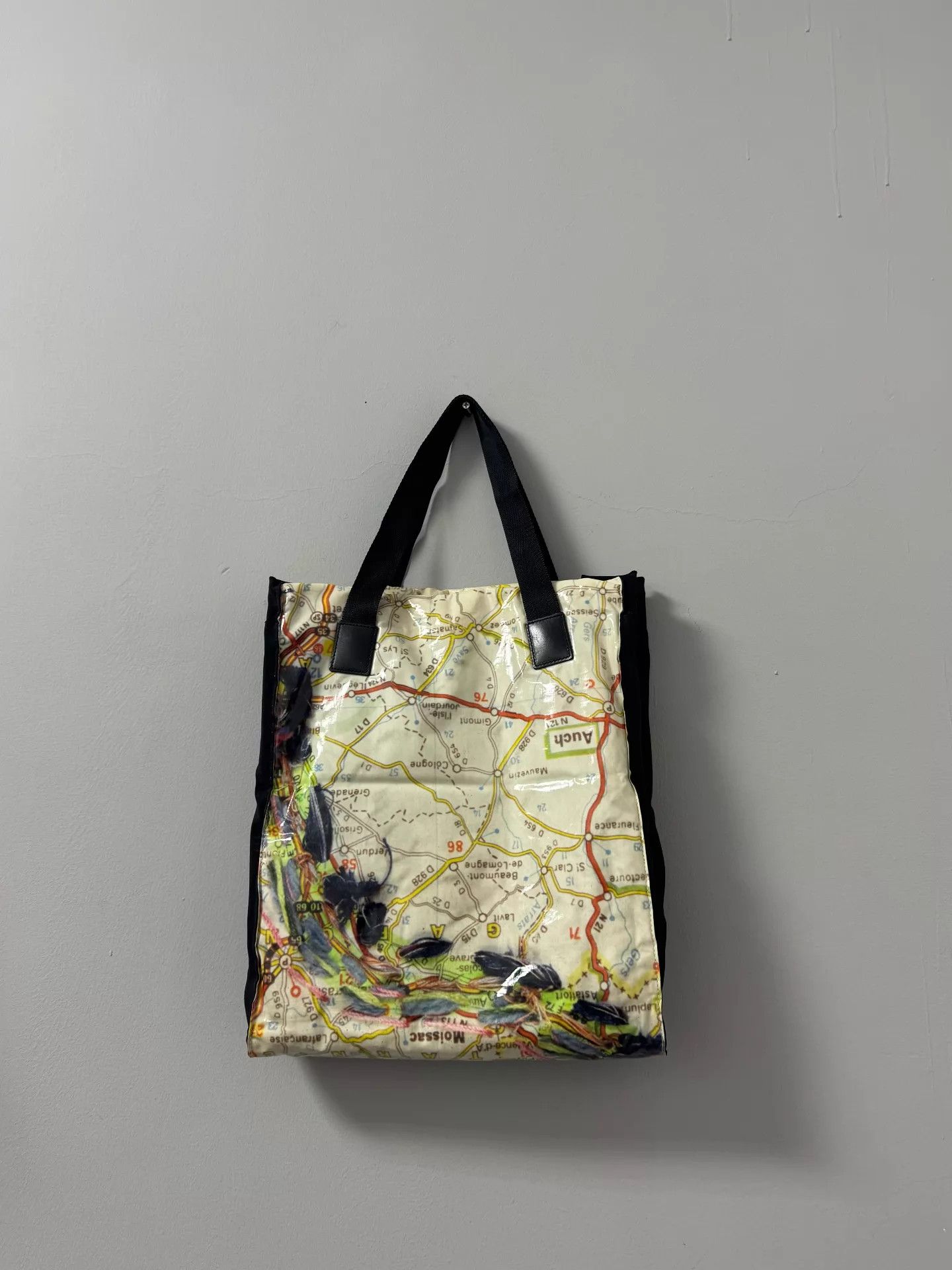 Issey Miyake Issey Miyake PP Line Map Tote Bag Deadly Rare 9.7/10 Size ONE SIZE - 2 Thumbnail