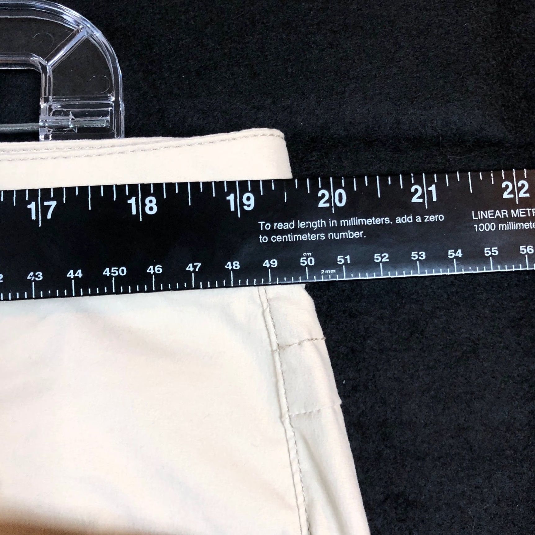 Eddie Bauer Eddie Bauer Travex Womens Pants Beige Mid Rise Straight Roll Tab Leg Stretch 16 Size 26" / US 2 / IT 38 - 6 Thumbnail