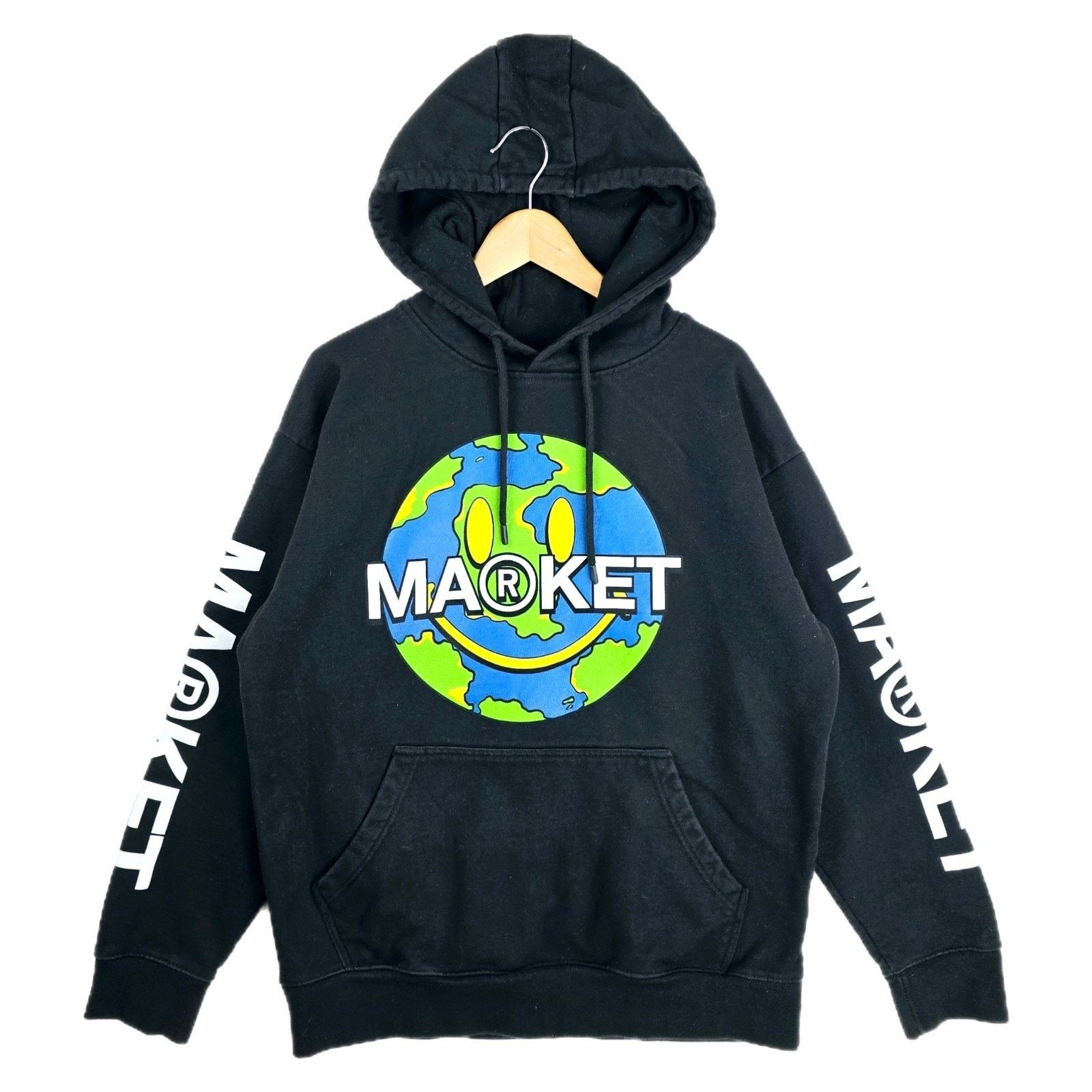 Market Chinatown Market Smiley Globe Sweatshirt Hoodie Men's XL Size US XL / EU 56 / 4 - 1 Thumbnail