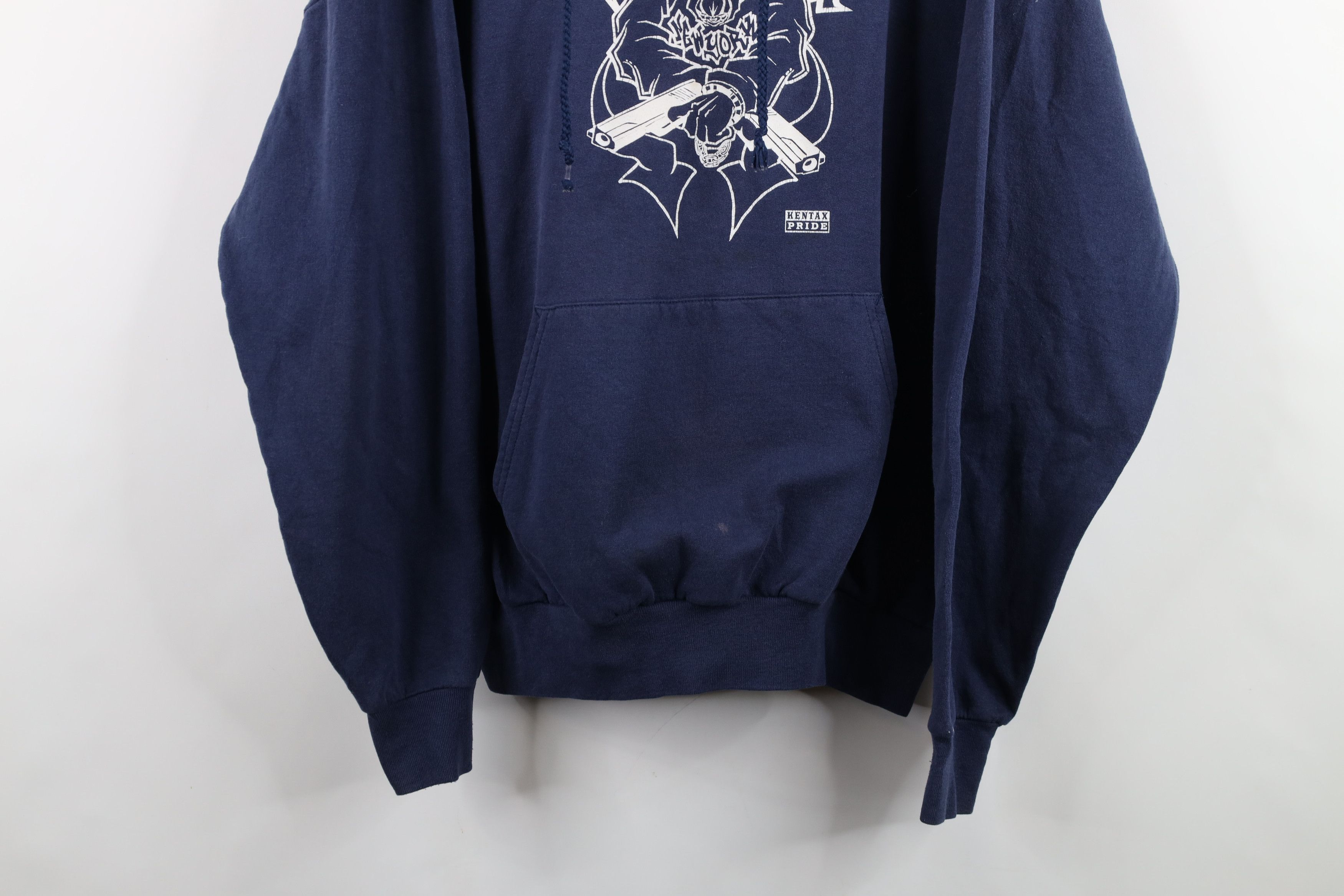 Vintage Vintage 90s Streetwear Graffiti Hip Hop New York Hoodie Size US XL / EU 56 / 4 - 3 Thumbnail