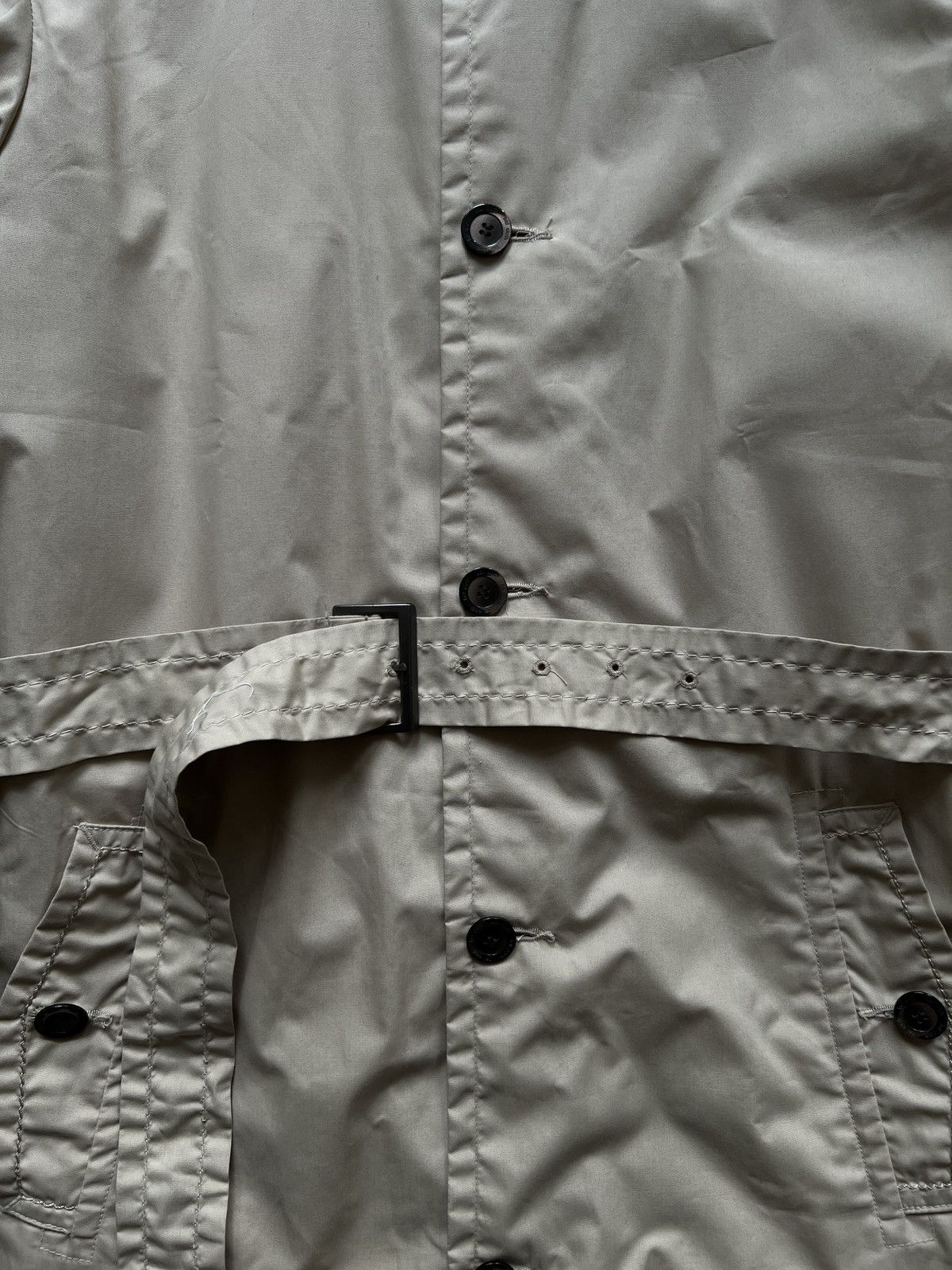 Vintage BAL Japan 04AW Trench Coat Size US XL / EU 56 / 4 - 4 Thumbnail