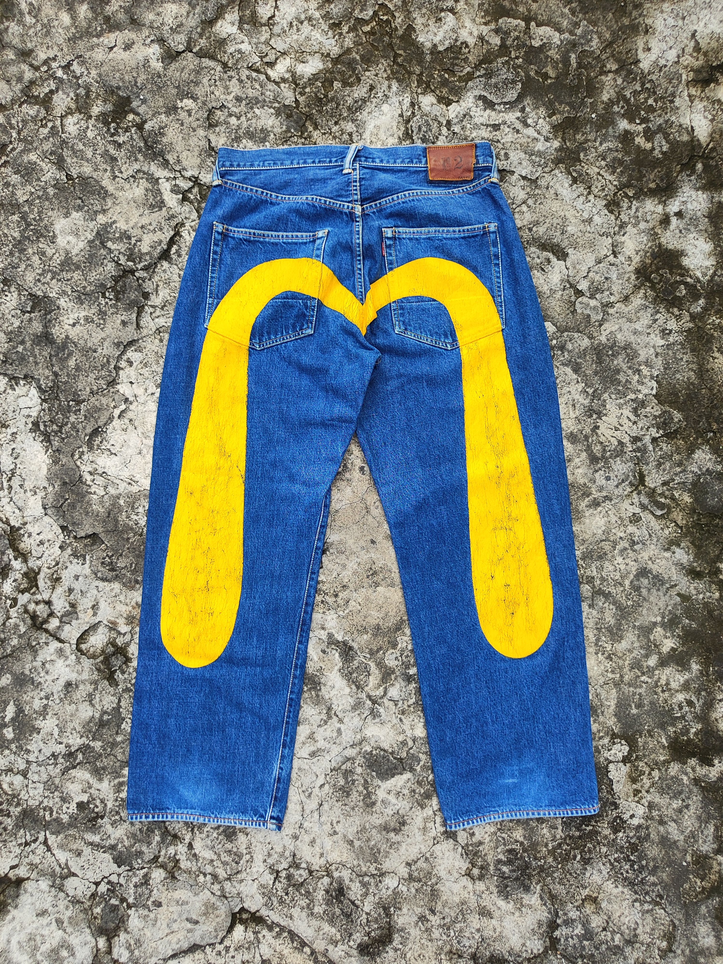 Evisu Evisu Daicock Yellow Size US 34 / EU 50 - 1 Thumbnail