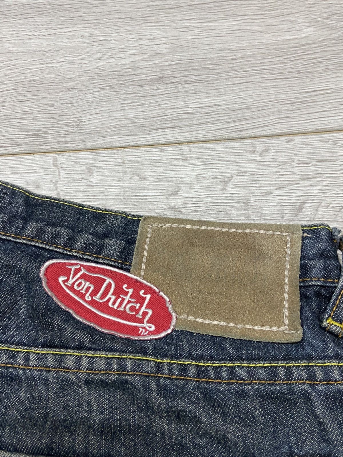 Von Dutch Von Dutch vintage jeans big logo spell out Size US 36 / EU 52 - 10 Thumbnail
