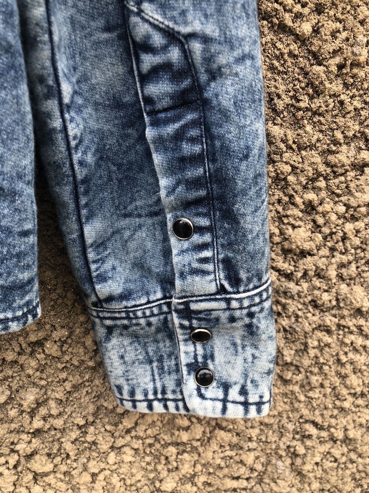 In The Attic In The Attic Western Washed Denim Button Shirts Size US S / EU 44-46 / 1 - 6 Thumbnail
