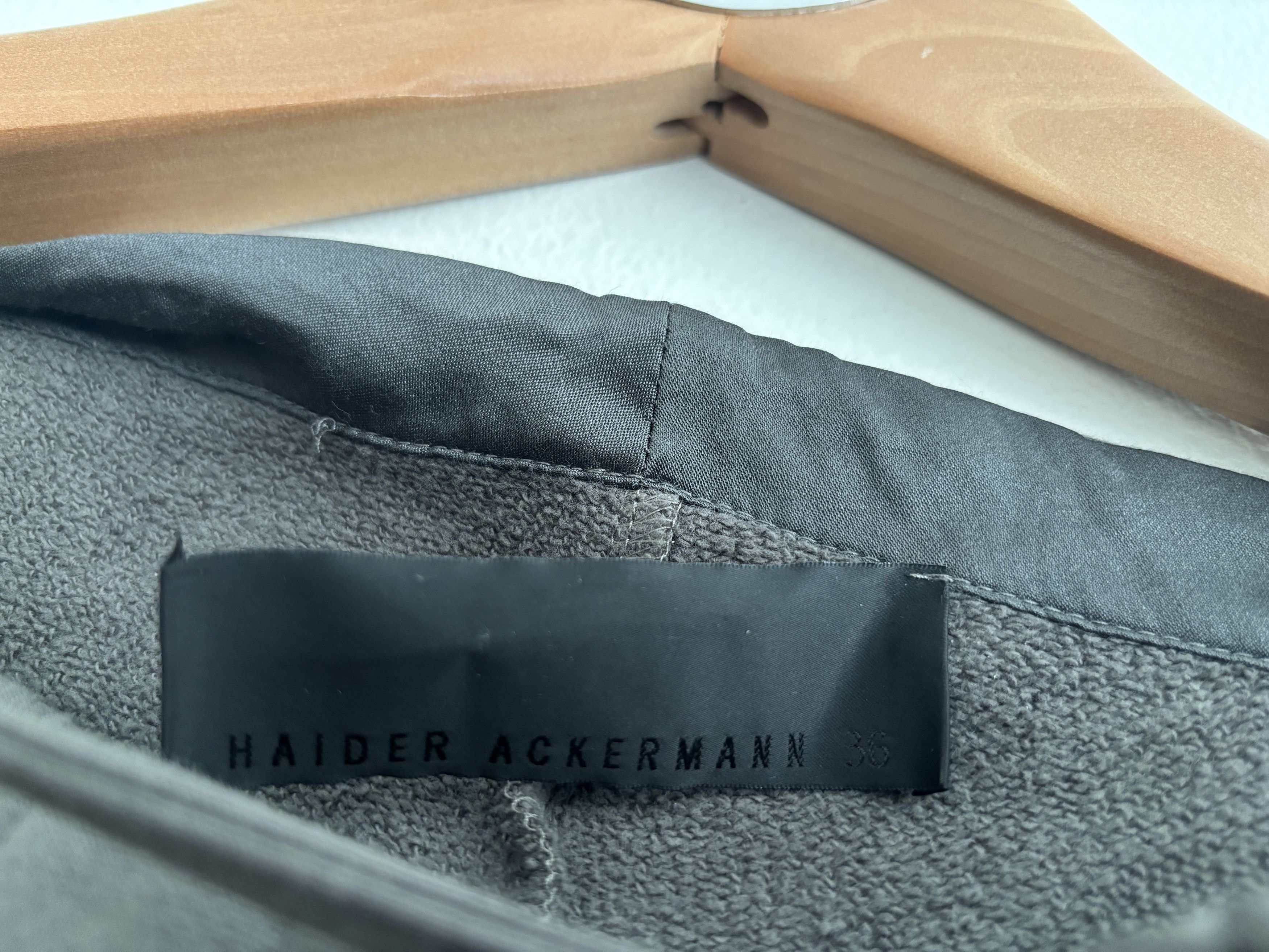 Haider Ackermann Drawstring Cotton Silk Leather Tapered Lounge Pants Size 36" / US 14 / IT 50 - 15 Thumbnail