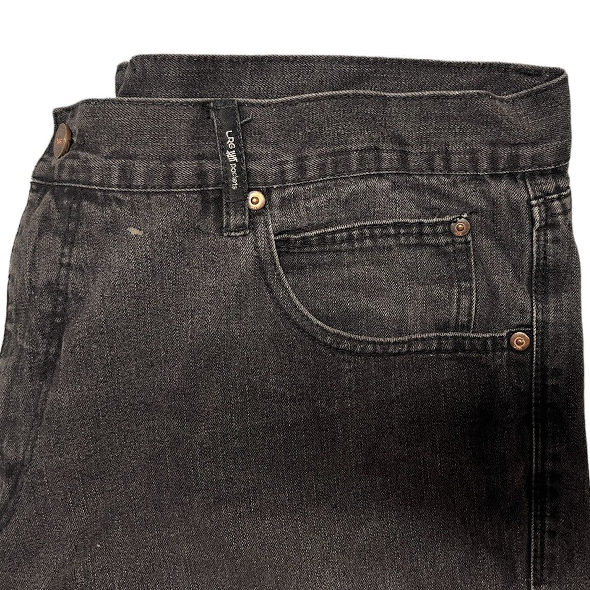 Vintage Vintage LRG Black Denim Jeans – Early 2000s Y2K Streetwear Size US 38 / EU 54 - 3 Thumbnail