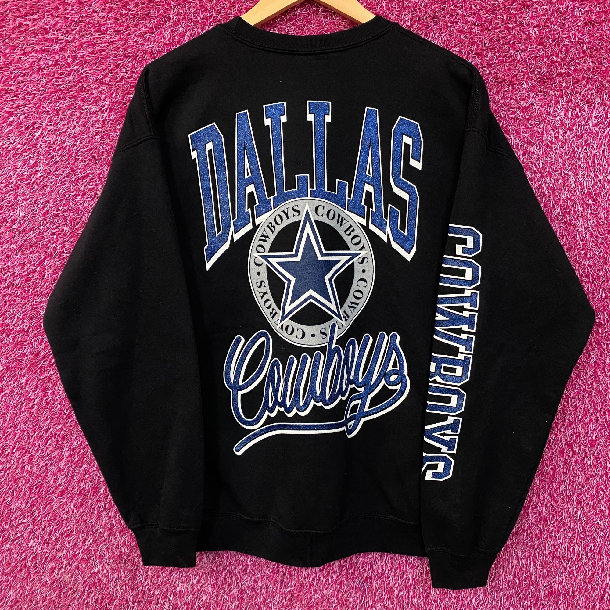 Junk Food Dallas Cowboys Junk Food Clothing Glitter Helmet Crewneck Sw Size US M / EU 48-50 / 2 - 1 Thumbnail