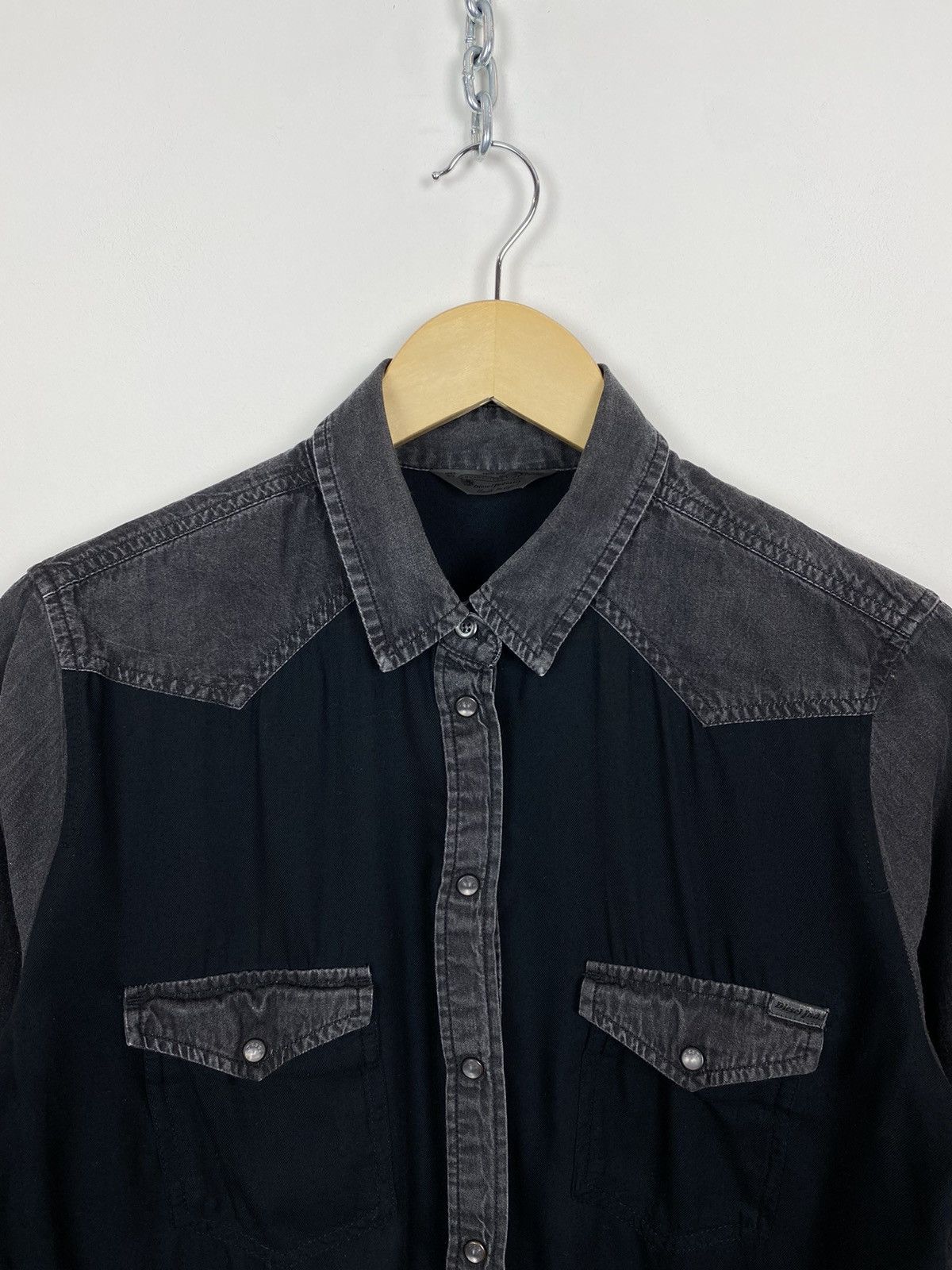 Diesel × Vintage Vintage Diesel Industry Shirt like Japanese Hype Y2K Size US M / EU 48-50 / 2 - 2 Thumbnail