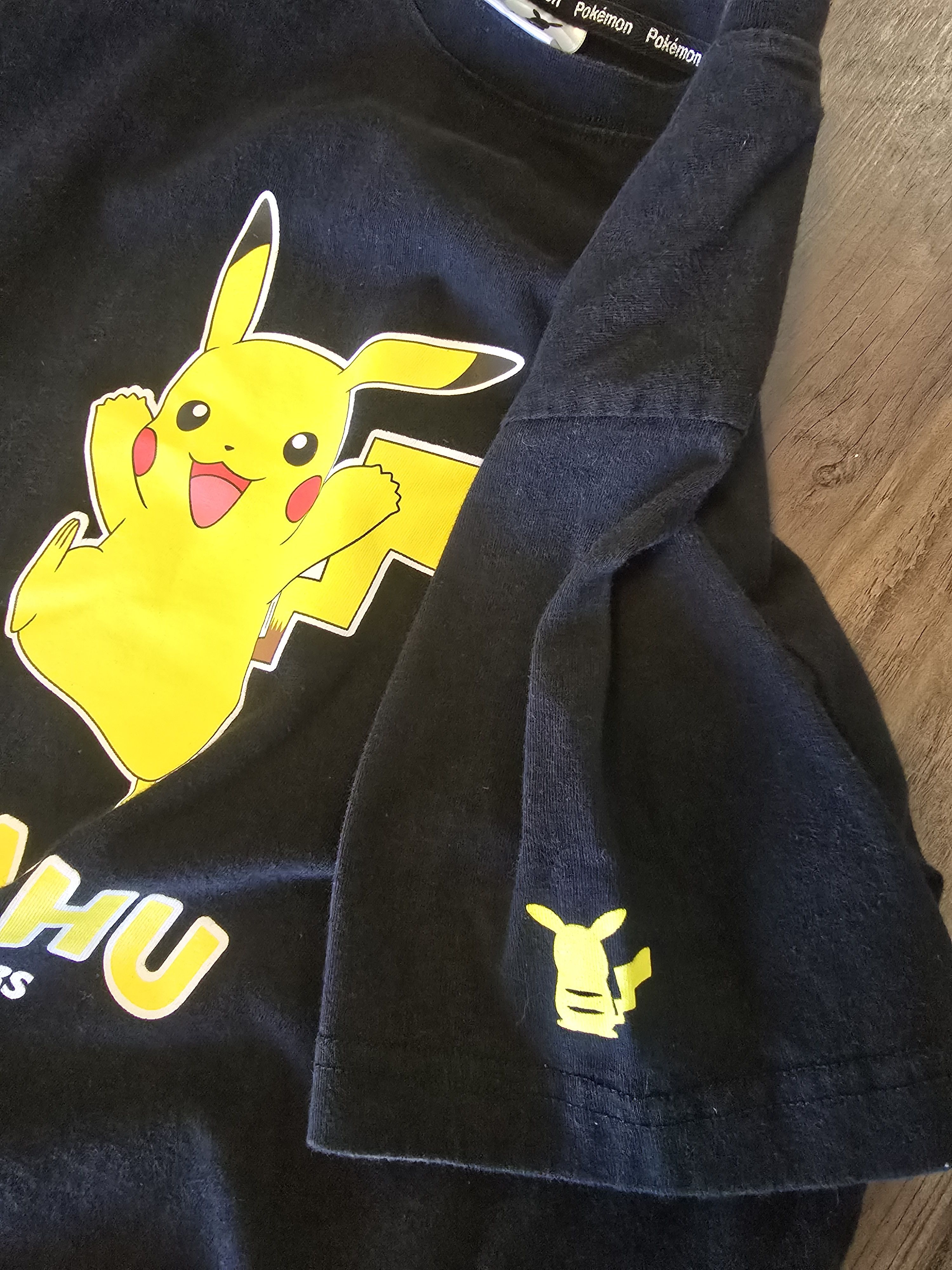 Japanese Brand × Pokemon Pokemon Pikachu Black T-Shirt Size US M / EU 48-50 / 2 - 3 Thumbnail