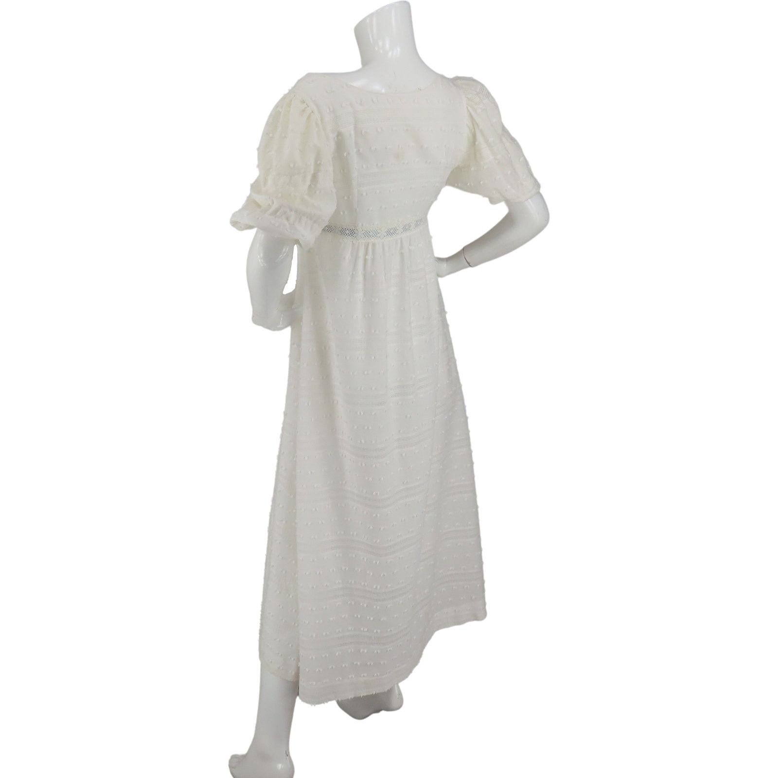 Vintage Vintage Swiss Dot Lace Trim Nightgown Size S / US 4 / IT 40 - 4 Thumbnail