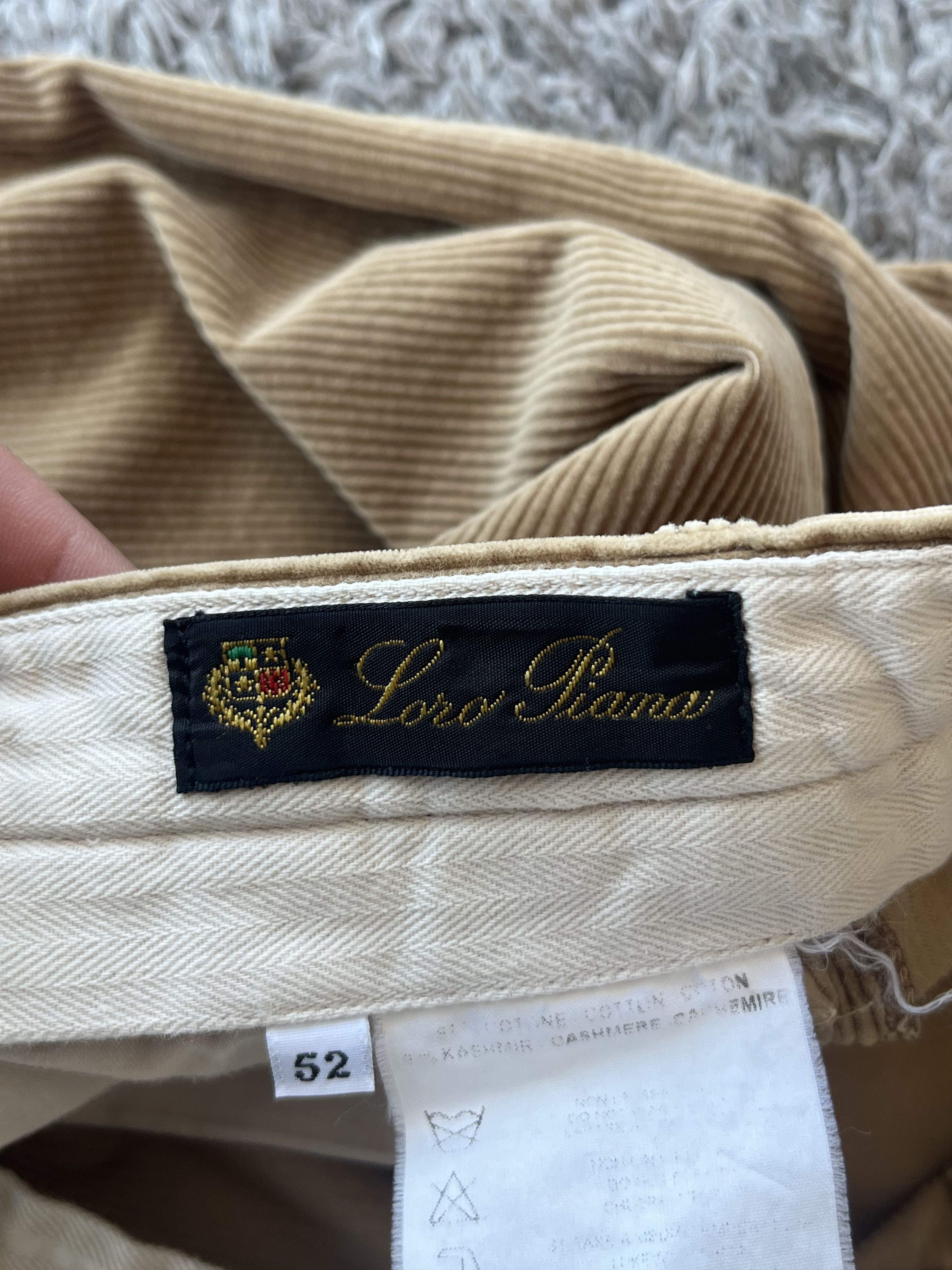 Loro Piana LORO PIANA Vintage Vilvet Pants Very Rare Kashmir Size US 36 / EU 52 - 6 Thumbnail