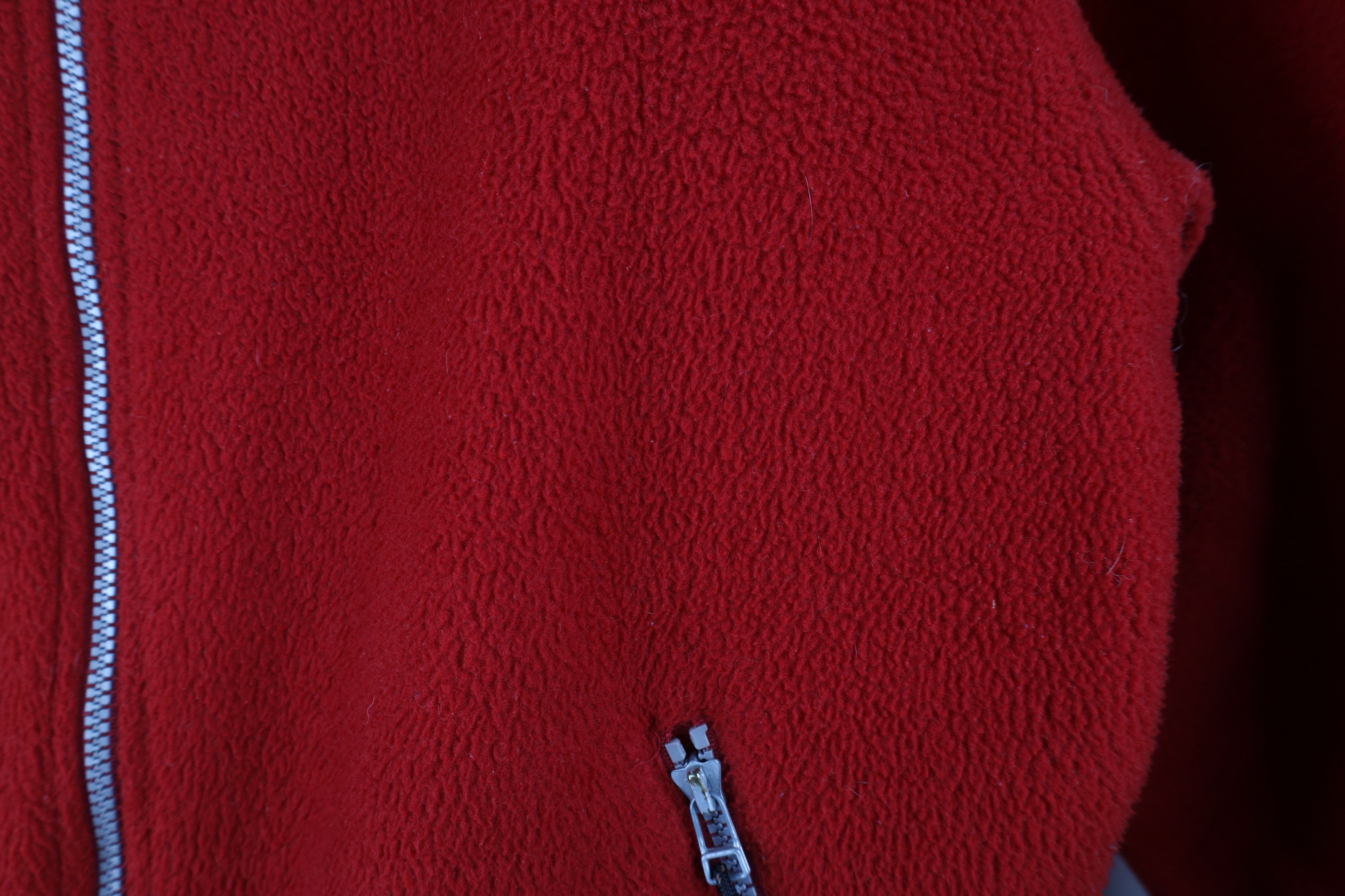 Vintage Vintage 90s Roots Tech Park City Utah Fleece Jacket Red Size US M / EU 48-50 / 2 - 8 Thumbnail