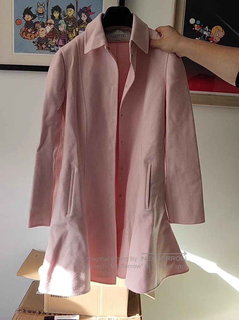 Valentino Valentino Pink wool coat Size XS / US 0-2 / IT 36-38 - 1 Thumbnail