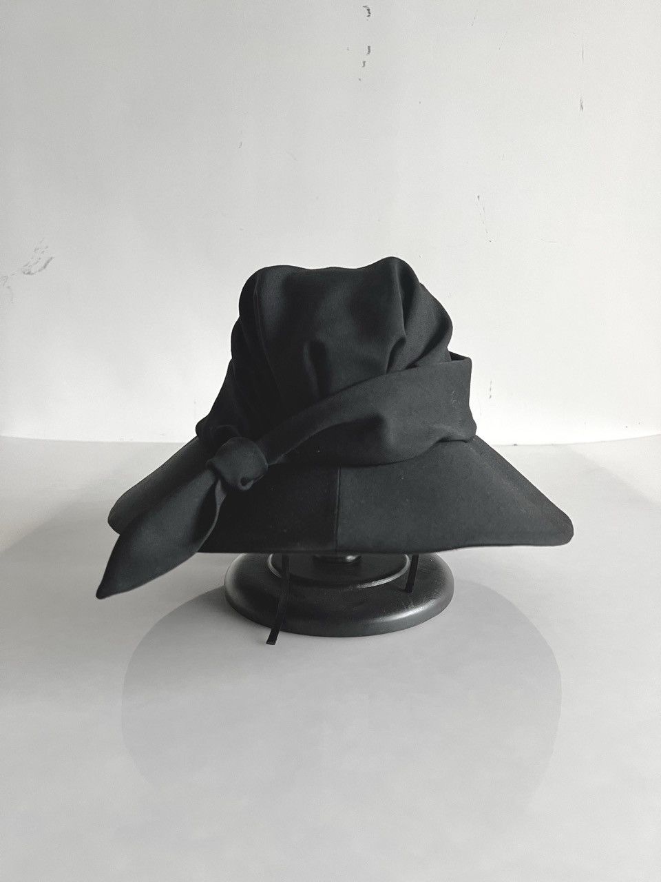 Yohji Yamamoto Yohji Yamamoto Y's - W/Gabardine Scarf Wrapped Wide Brim Hat Size ONE SIZE - 1 Thumbnail