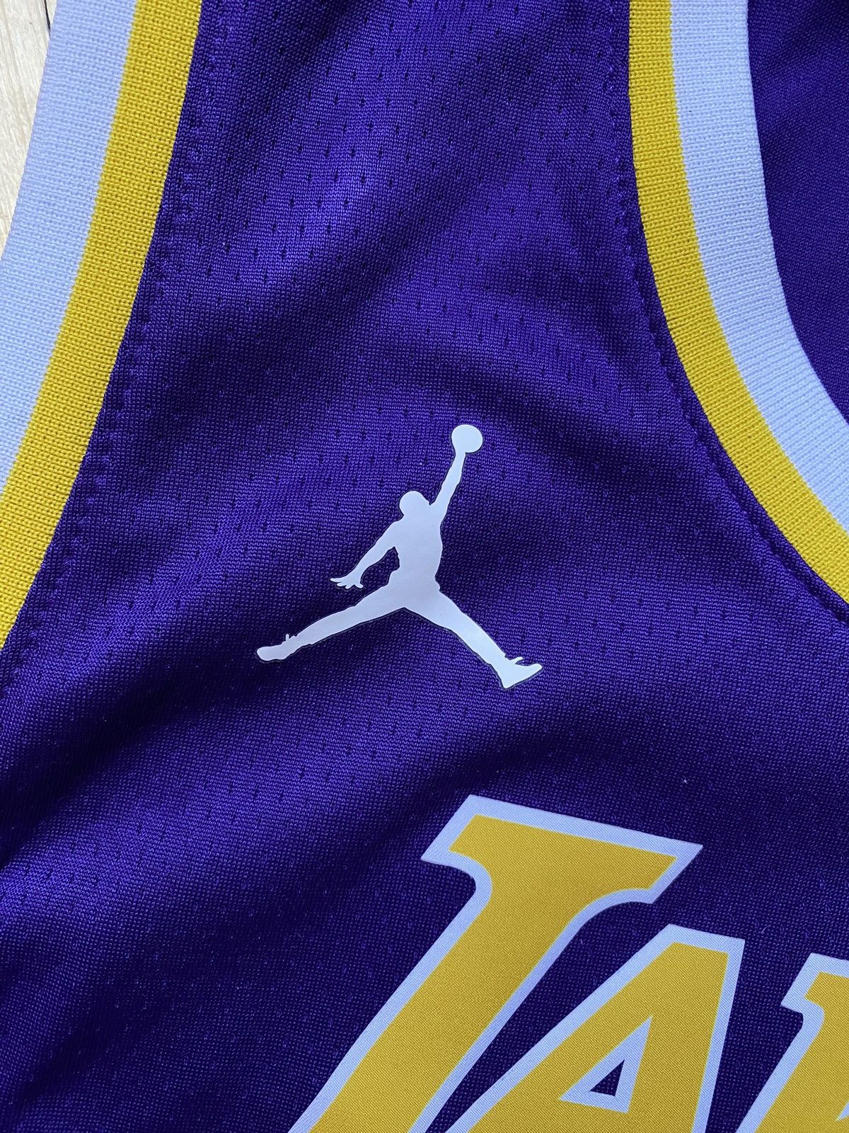 Jordan Brand #23 James L.A. Lakers Jordan Brand NBA Basketball Jersey Size US XL / EU 56 / 4 - 5 Thumbnail