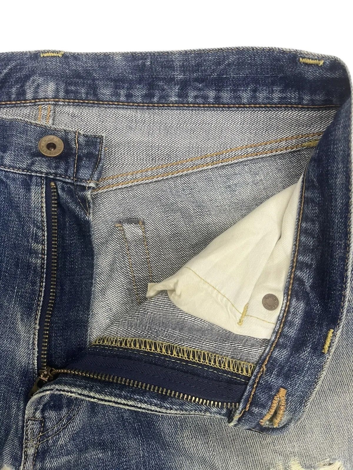 Edwin Vintage Edwin 505X Selvedge Jeans - Distressed Size US 33 - 7 Thumbnail