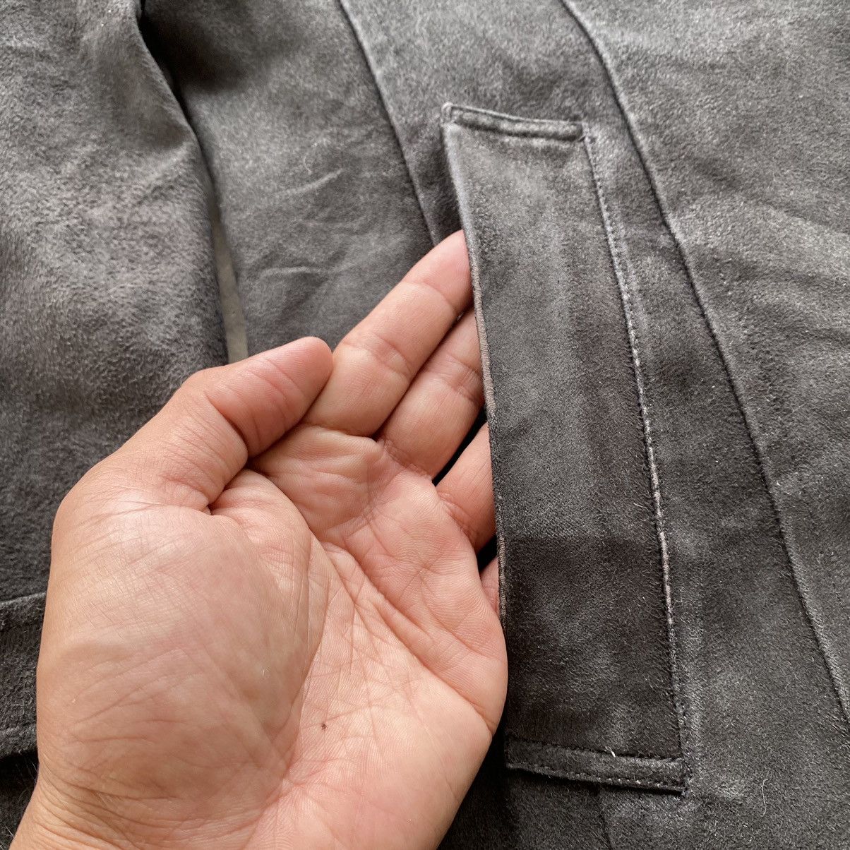 Tornado Mart TORNADO MART Black Velvet Dyed Coat Jacket Size US S / EU 44-46 / 1 - 9 Thumbnail