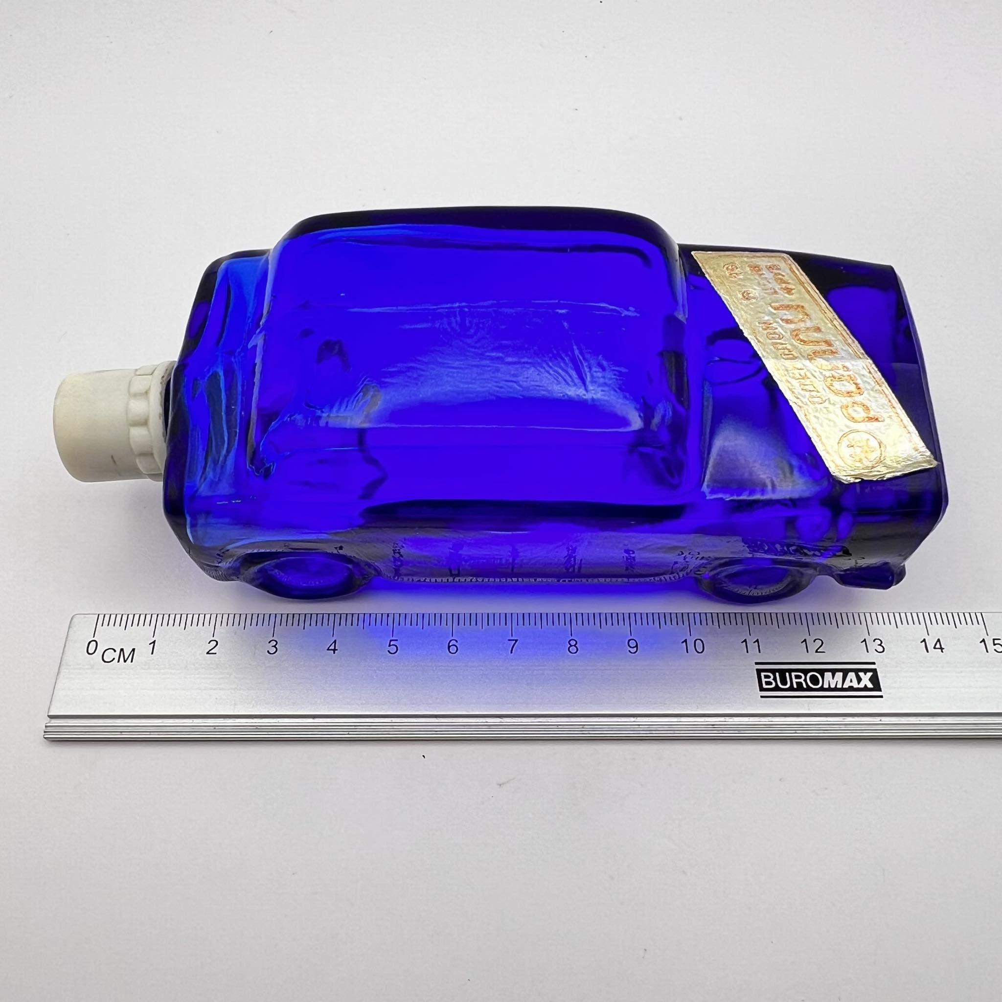 Other 1960 Vintage USSR Bottle Flask forPerfume Cobalt Glass Rally Size ONE SIZE - 5 Thumbnail