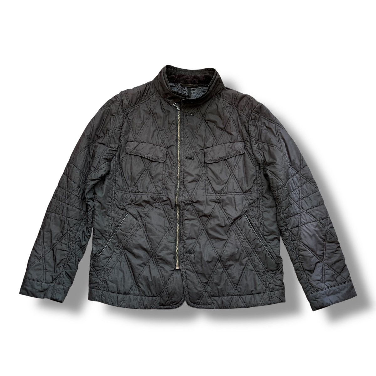 Hugo Boss HUGO BOSS MEN QUILTED LIGHT PUFFER JACKET Size US L / EU 52-54 / 3 - 3 Thumbnail