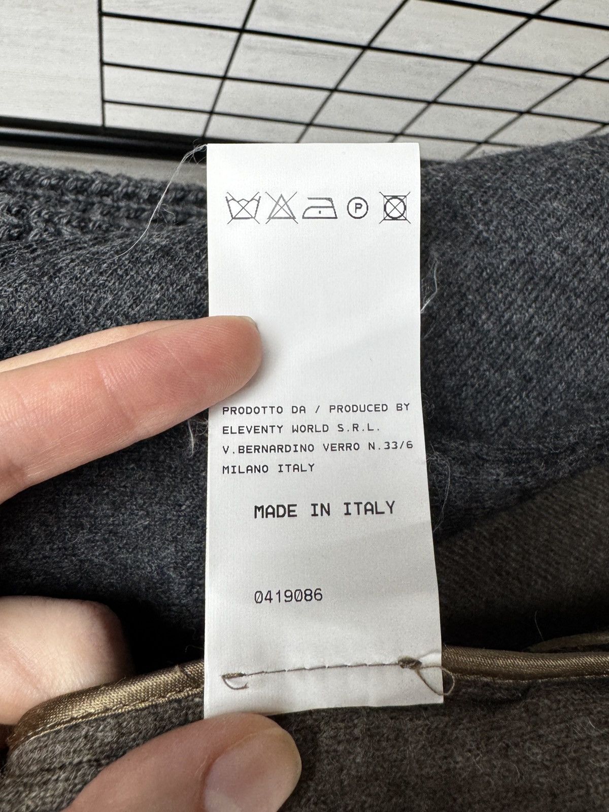 Eleventy Eleventy First class grey wool cardigan over coat size 44 Size M / US 6-8 / IT 42-44 - 8 Thumbnail