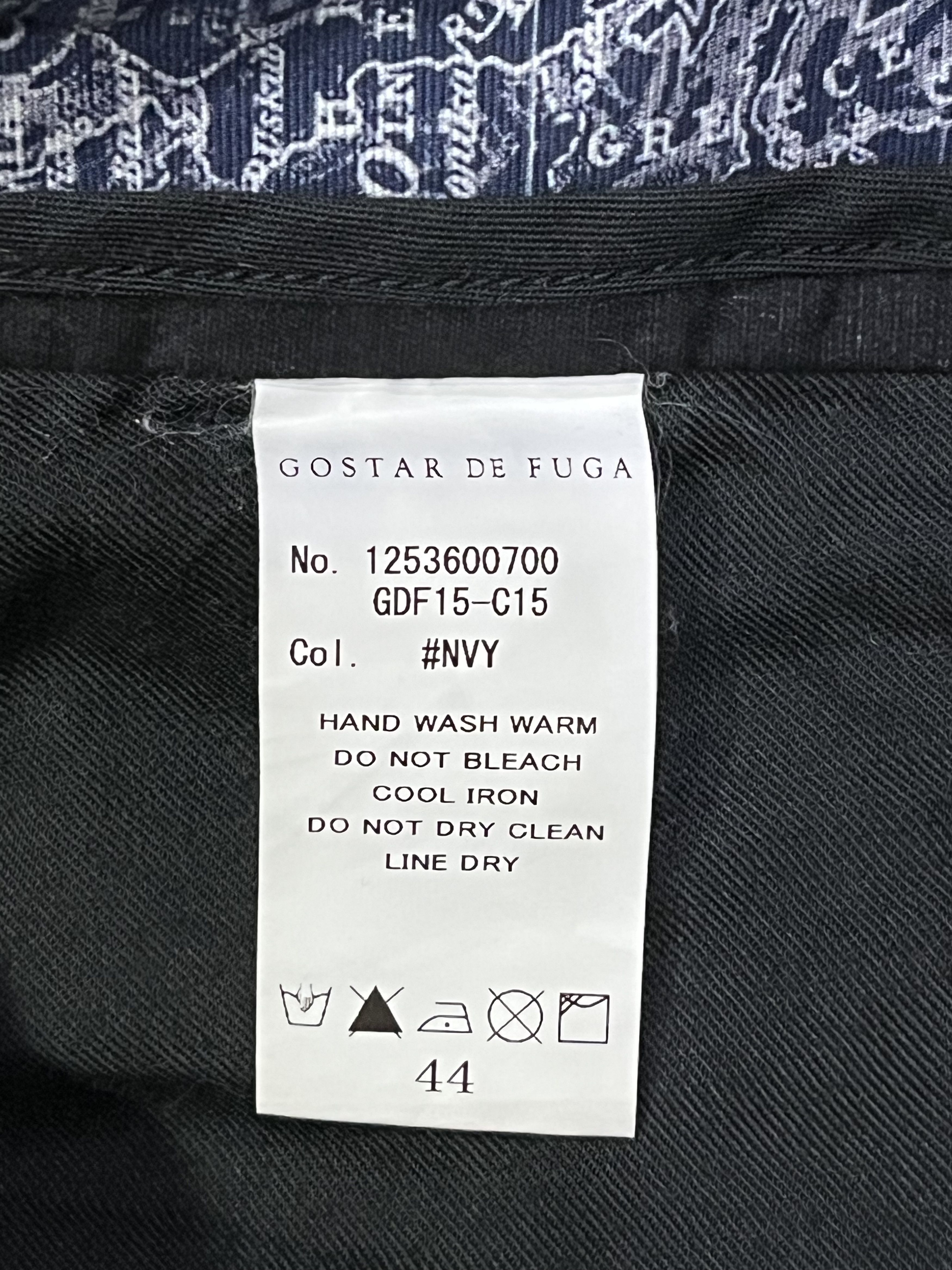 GOSTAR DE FUGA Gostar De Fuga Map Print Shorts Archive Japan Hype 30“ Size US 30 / EU 46 - 9 Thumbnail