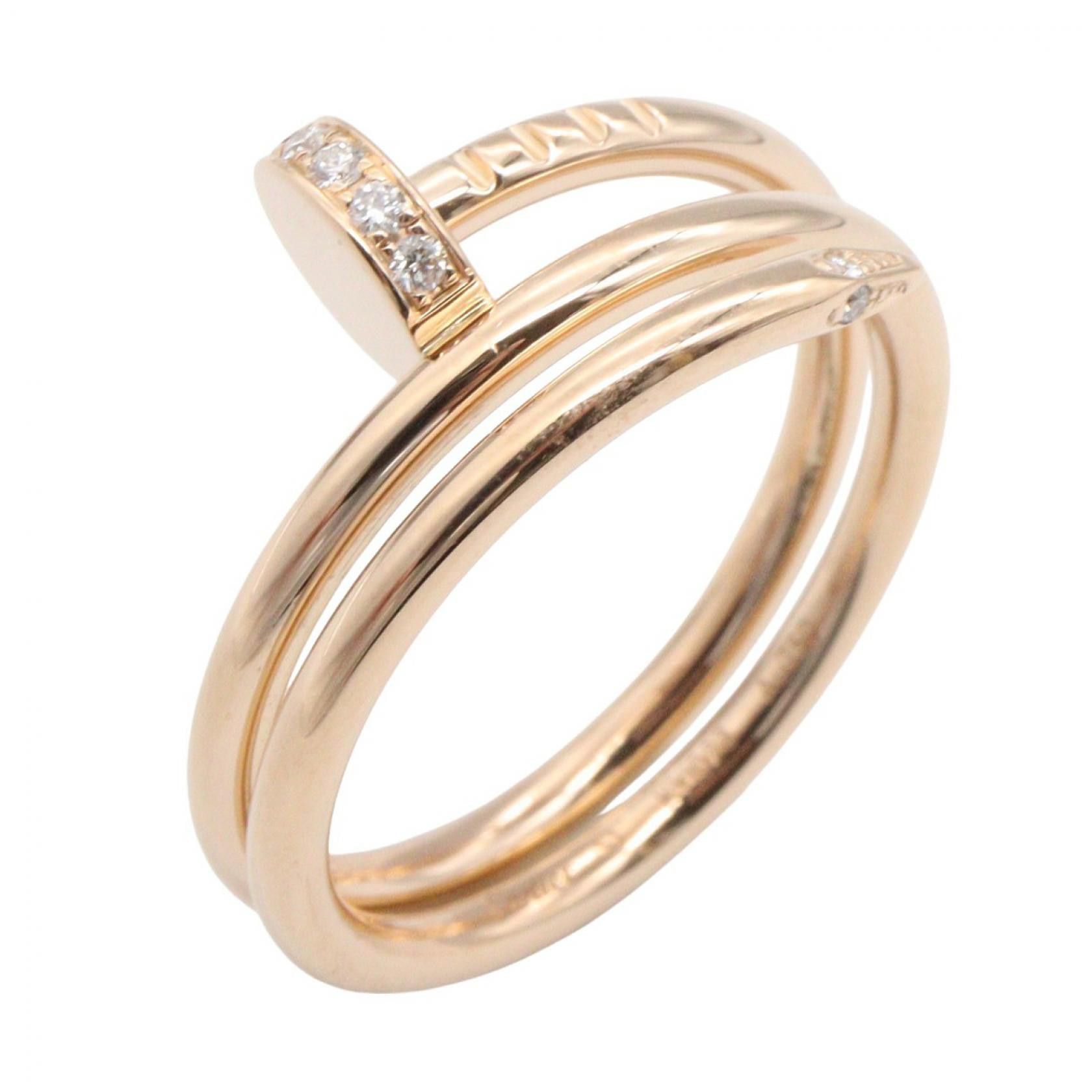 Cartier Cartier Cartier Juste un Clou Double Au750 Diamond Ring Size 11.5 Precious Metal Ring DUTY FREE for USA Size ONE SIZE - 1 Thumbnail