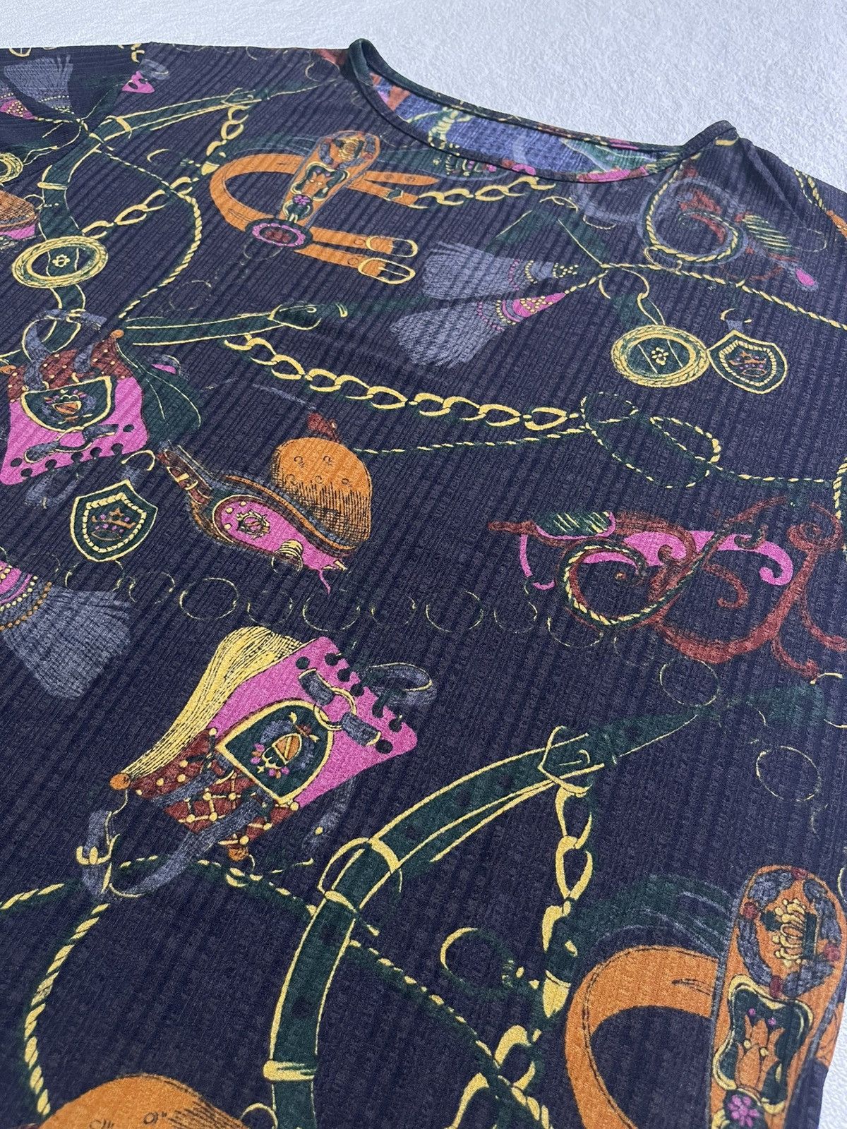 Japanese Brand VTG Y2K short tshirt full print picture rare Size US M / EU 48-50 / 2 - 3 Thumbnail