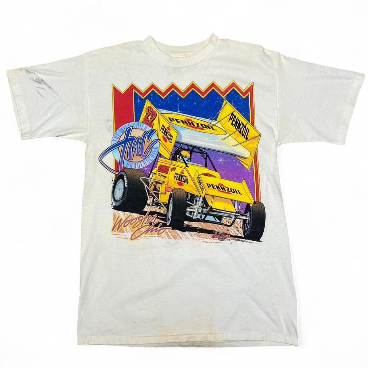 Other Vintage 95 the wild child Haudenschild outlaws racing tee Size US L / EU 52-54 / 3 - 2 Thumbnail