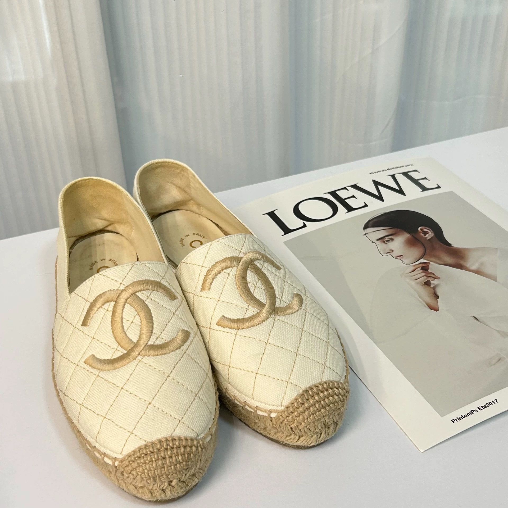 Chanel CHANEL Beige Fisherman Shoes Women's 36 Near New Size US 5.5 / IT 35.5 - 2 Thumbnail
