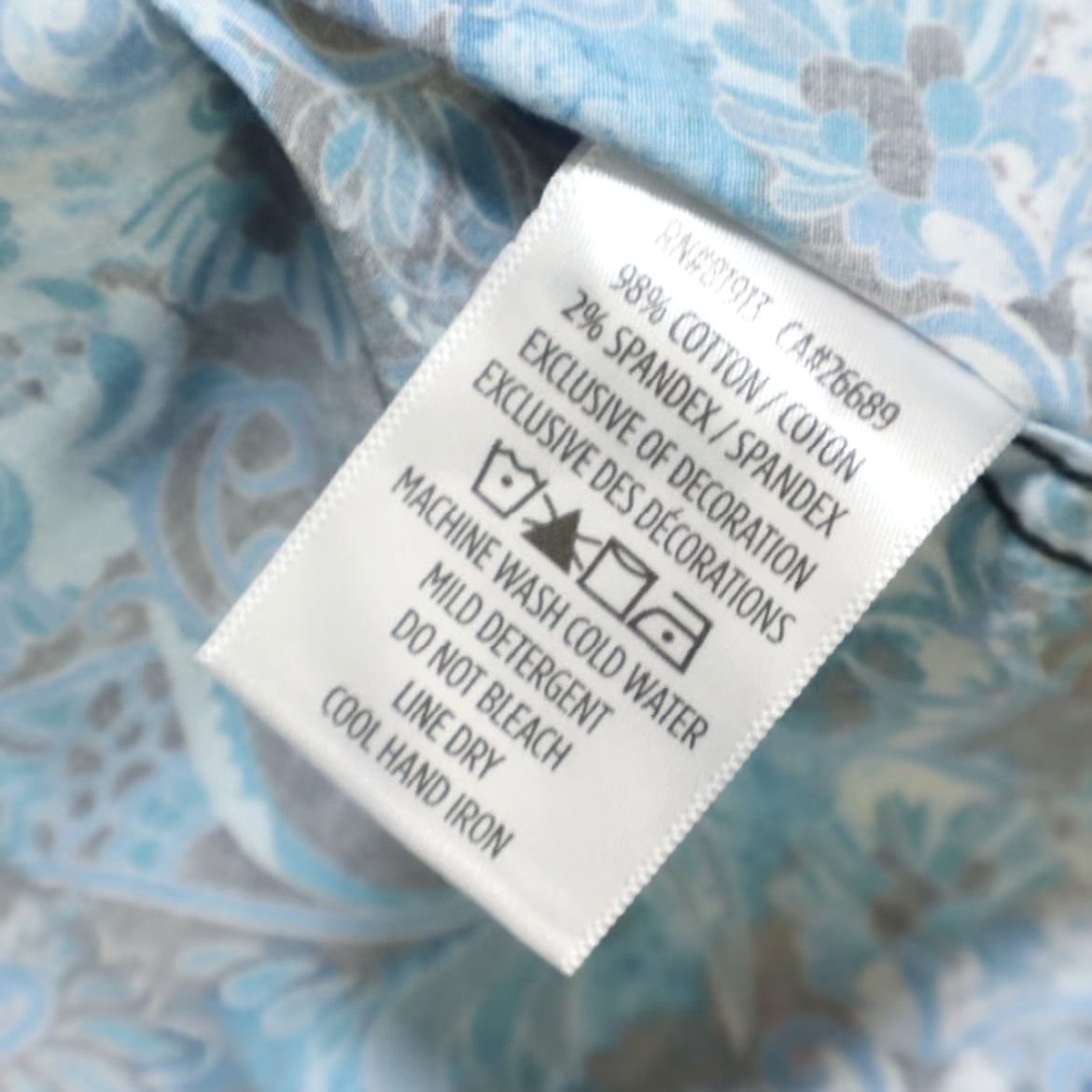 Robert Graham Robert Graham Midvale Sport Stretch Paisley Button Up Shirt Blue M Men Shirt Size US M / EU 48-50 / 2 - 8 Thumbnail