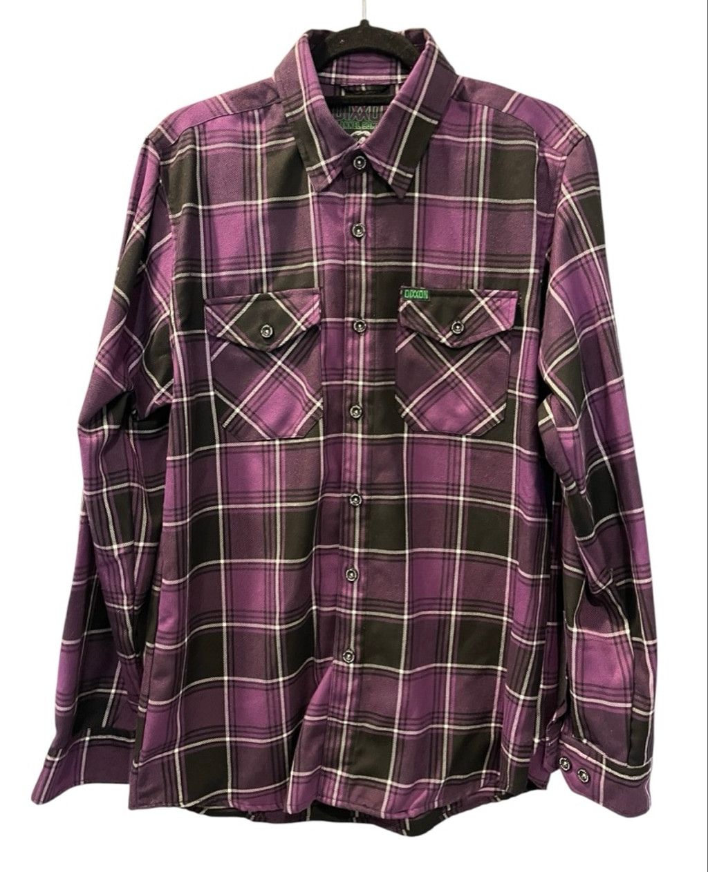 Dixxon Dixxon Flannel Regan Purple Plaid Exorcist Horror Shirt M Size US L / EU 52-54 / 3 - 1 Thumbnail