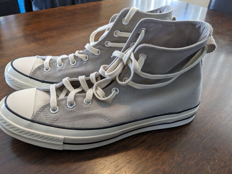 Converse x fear of god grey hot sale