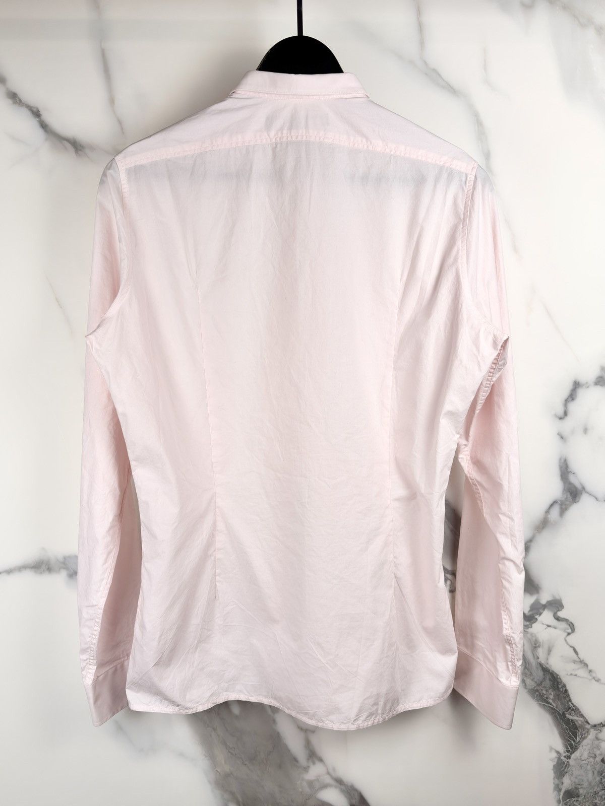 Raf Simons AW07 Raf Simons Double Collar Button Up Shirt Pink Size US S / EU 44-46 / 1 - 3 Thumbnail