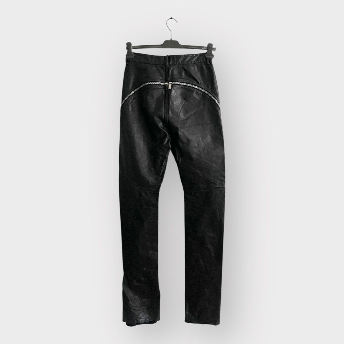 STEAL! SS23 Rick Owens Calf Leather Bolan Banana Pants