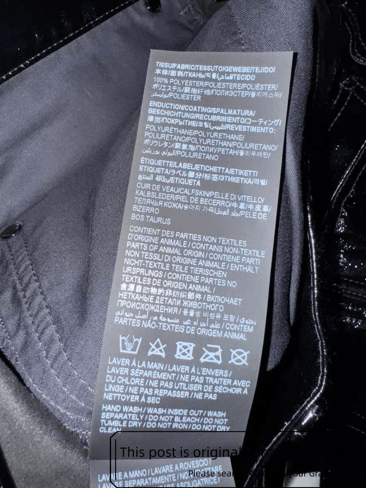 Saint Laurent Paris Sz 32 Saint Laurent Paris Patent Wax Denim mojos1923 Size US 32 / EU 48 - 4 Thumbnail