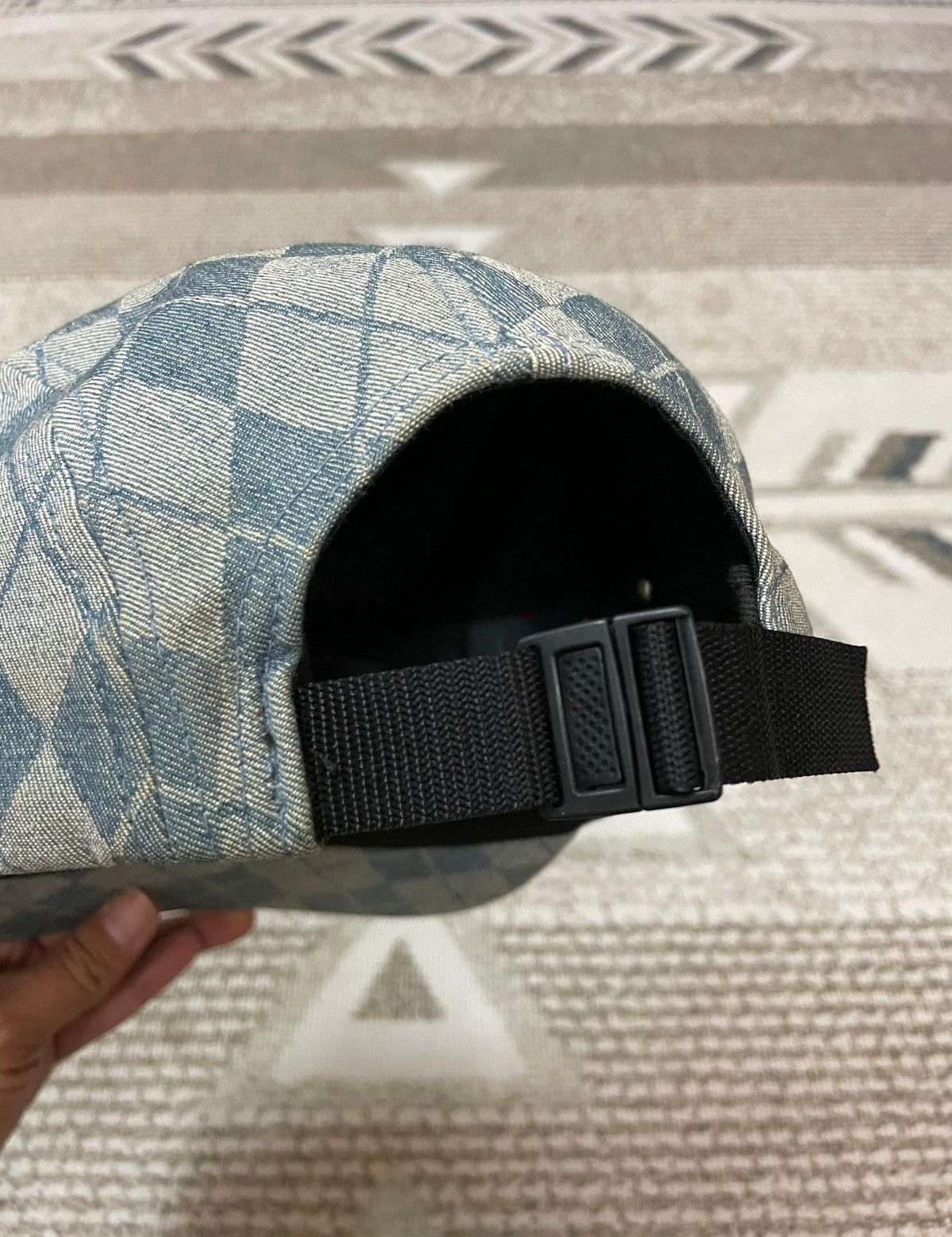 Supreme Supreme Denim Argyle Camp Cap Size ONE SIZE - 2 Thumbnail