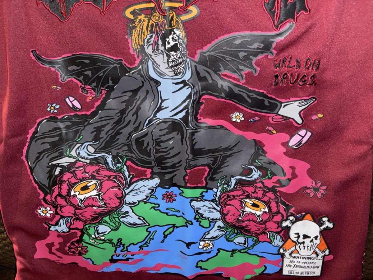 Rap Tees Brand X “Juice Wrld 999” basketball jersey maroon NEW w/tags Size US M / EU 48-50 / 2 - 12 Thumbnail